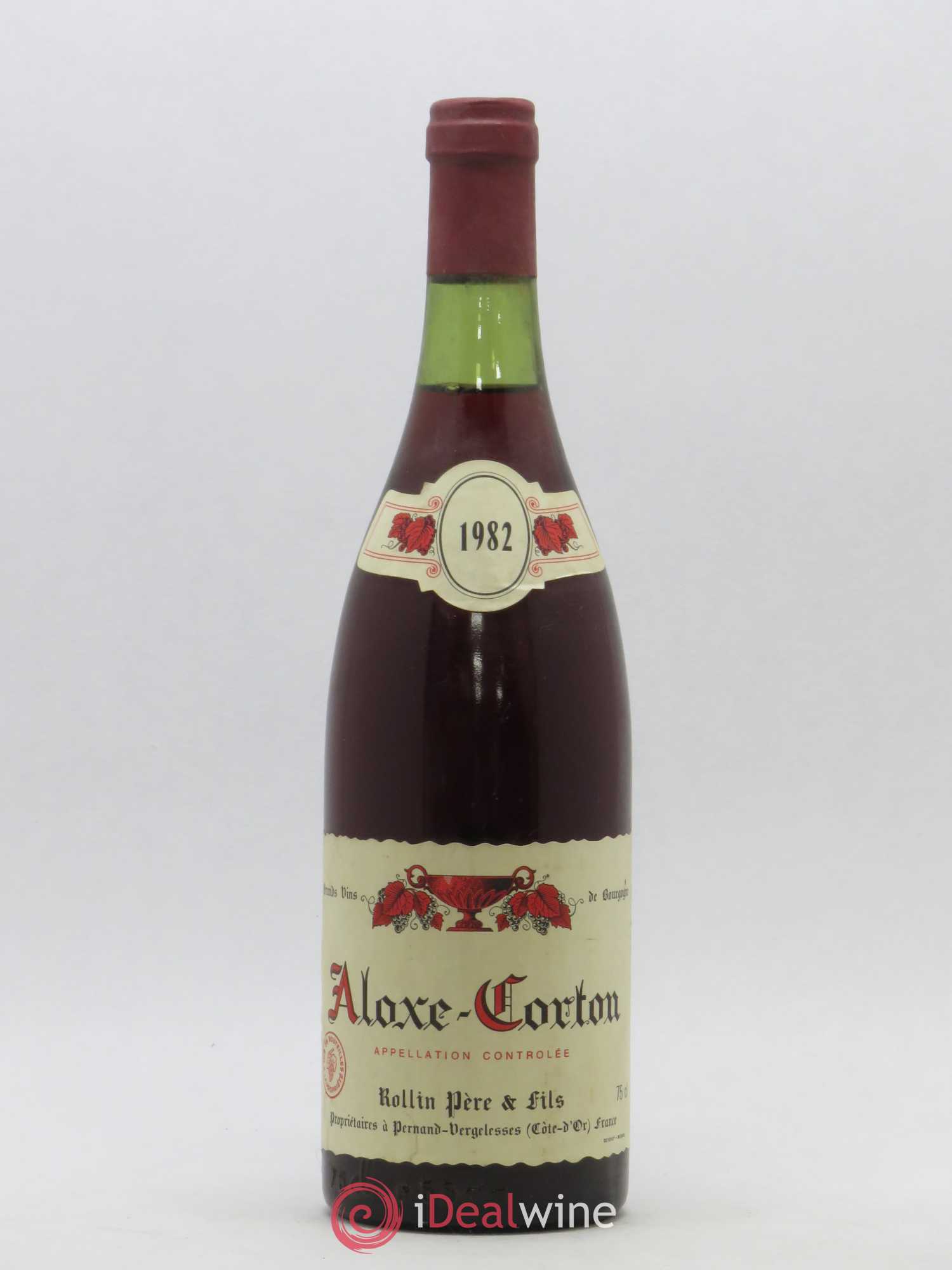 Aloxe-Corton Rollin Père & Fils 1982 - Posten von 1 Flasche - 0