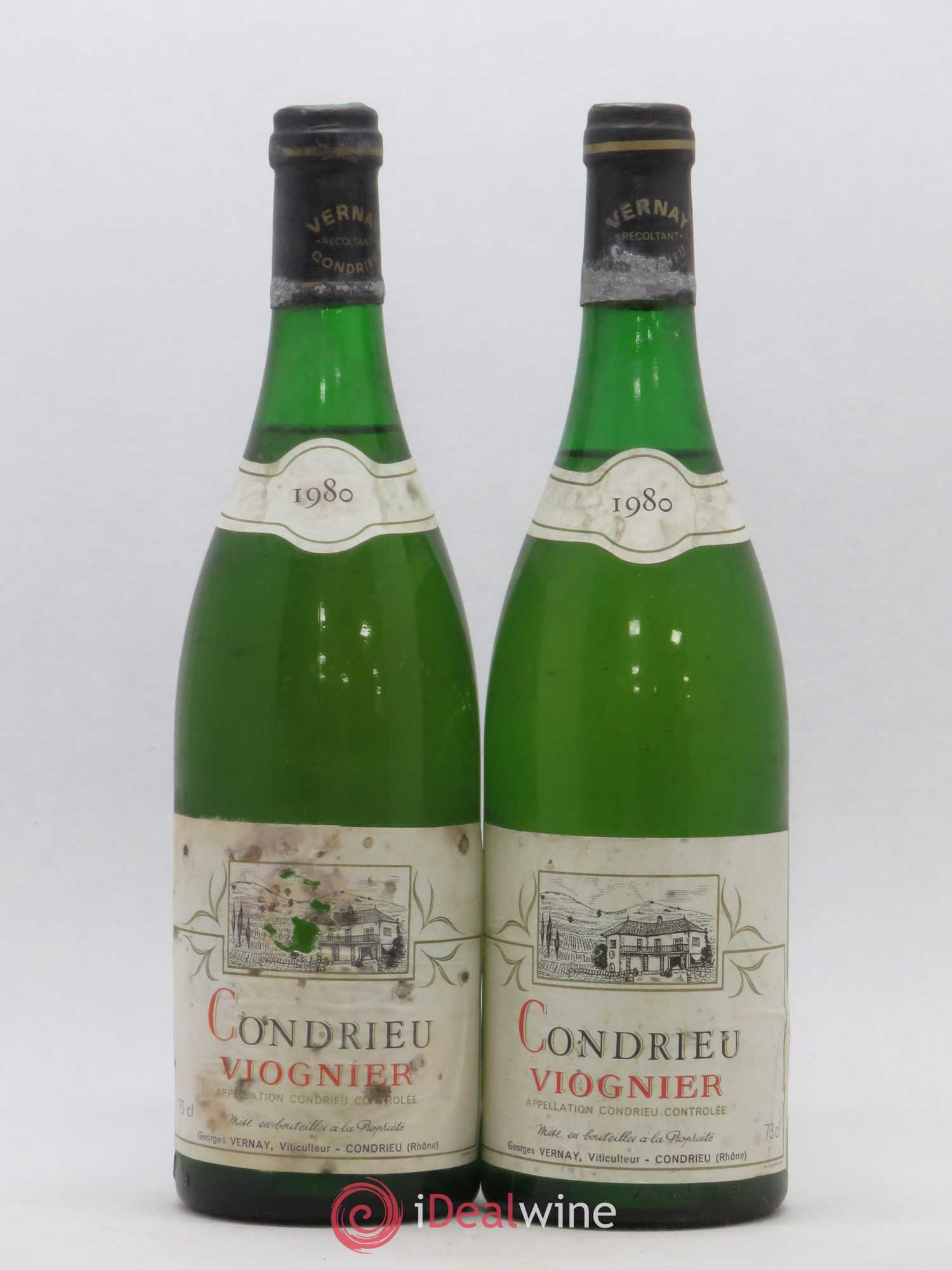 Condrieu Georges Vernay 1980 - Lot de 2 bouteilles - 0