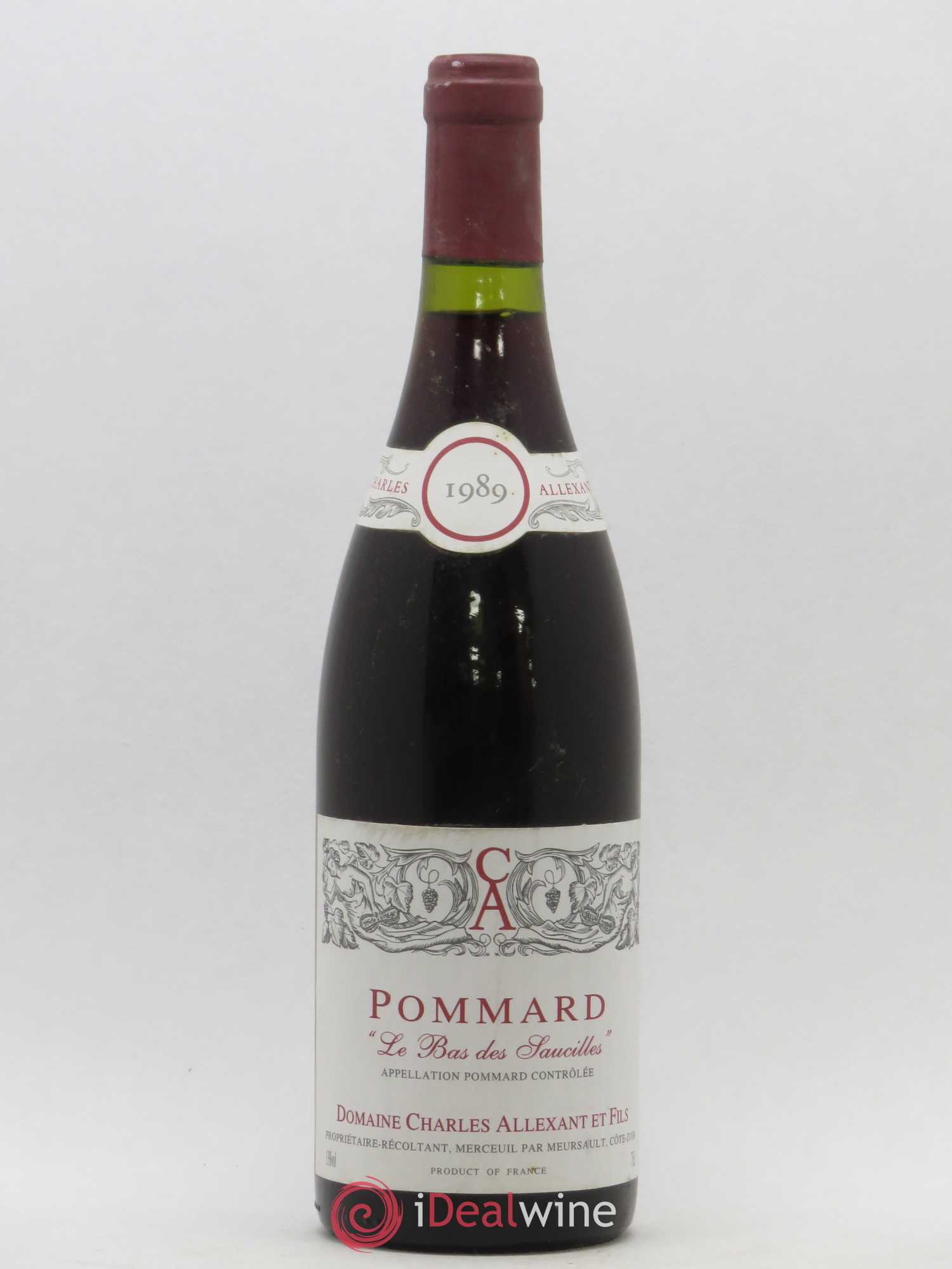 Pommard Le bas des saucilles Charles Allexant 1989 - Posten von 1 Flasche - 0