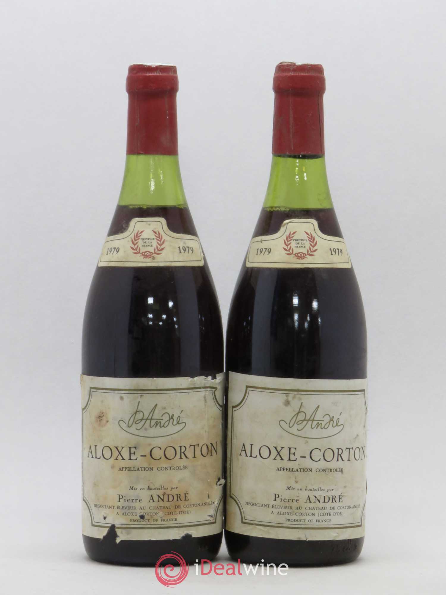 Aloxe-Corton Pierre André 1979 - Lot de 2 bouteilles - 0