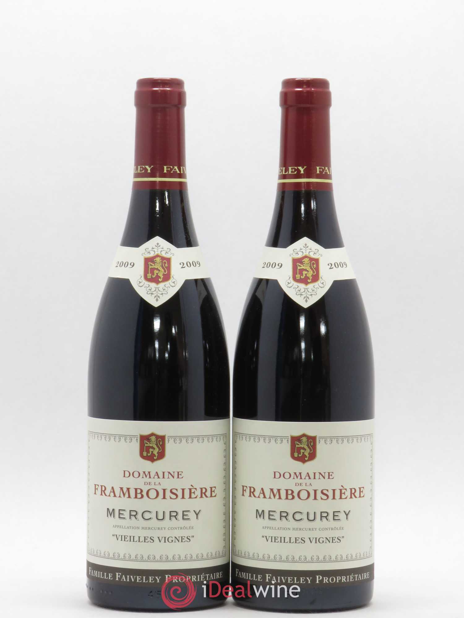 Mercurey Vielles vignes Domaine de La Framboisière Faiveley 2009 - Posten von 2 Flaschen - 0