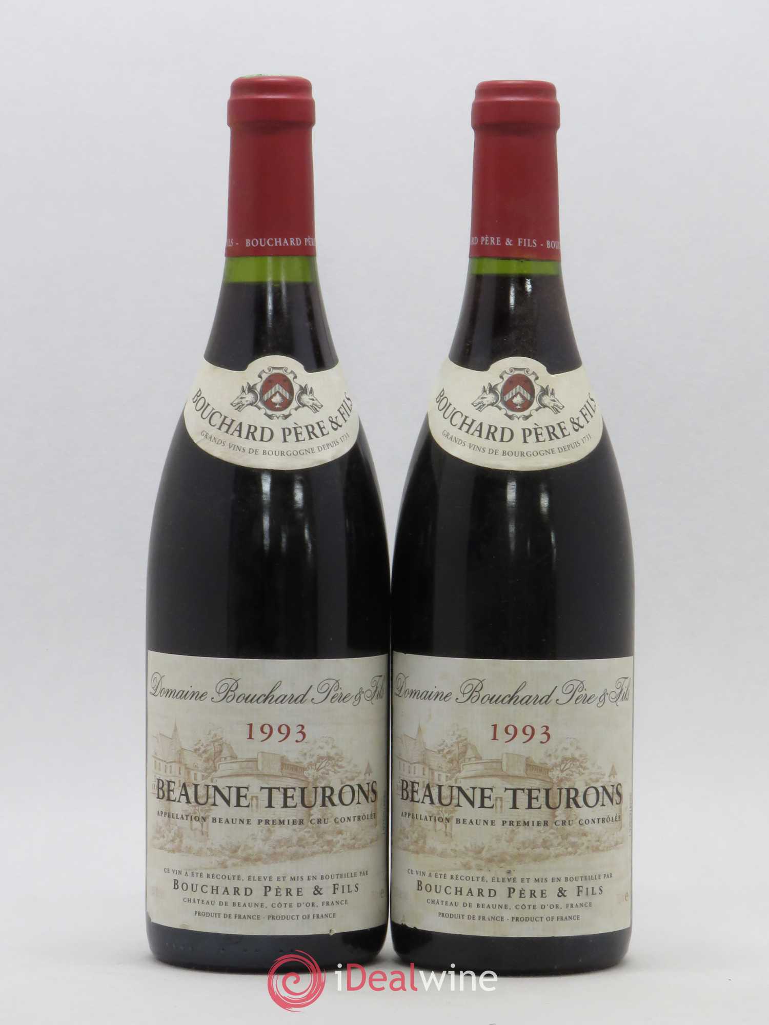 Beaune 1er Cru Teurons Bouchard Père & Fils 1993 - Lot de 2 bouteilles - 0