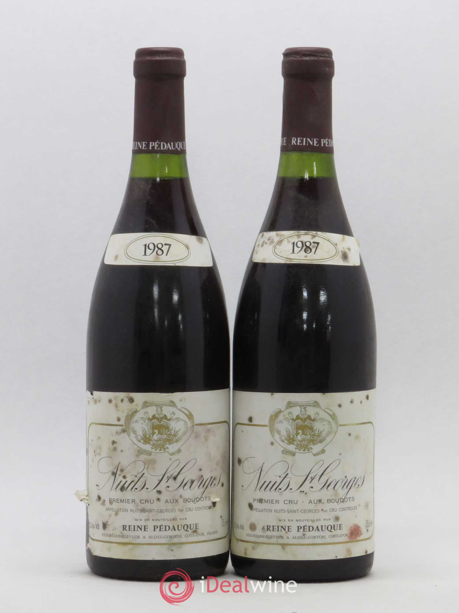 Nuits-Saint-Georges 1er Cru Aux Boudots Reine Pedauque 1987 - Posten von 2 Flaschen - 0
