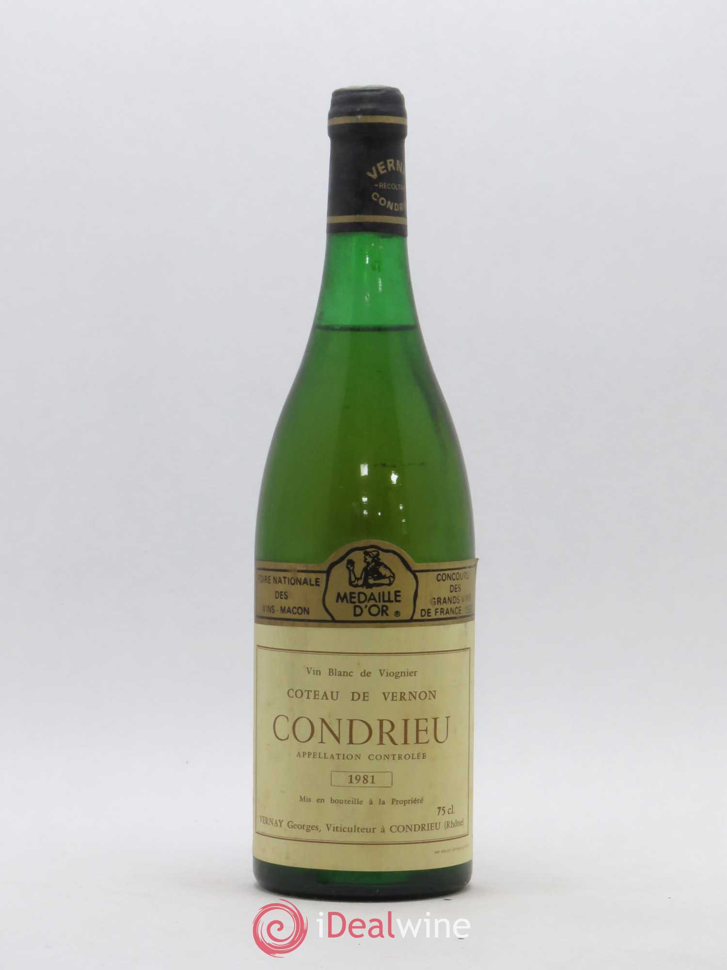 Condrieu Coteau de Vernon Georges Vernay 1981 - Lot de 1 bouteille - 0