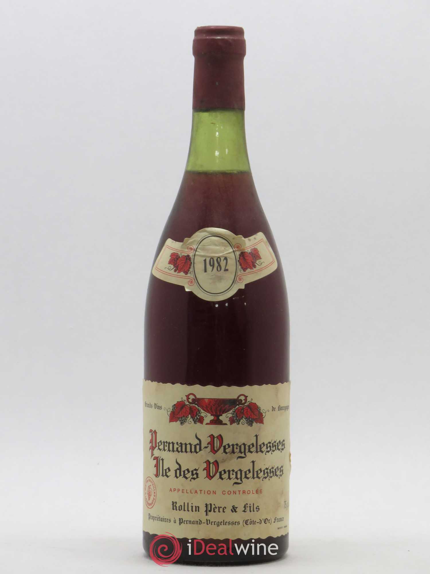 Pernand-Vergelesses le des Vergelesses Rollin Père & Fils 1982 - Posten von 1 Flasche - 0