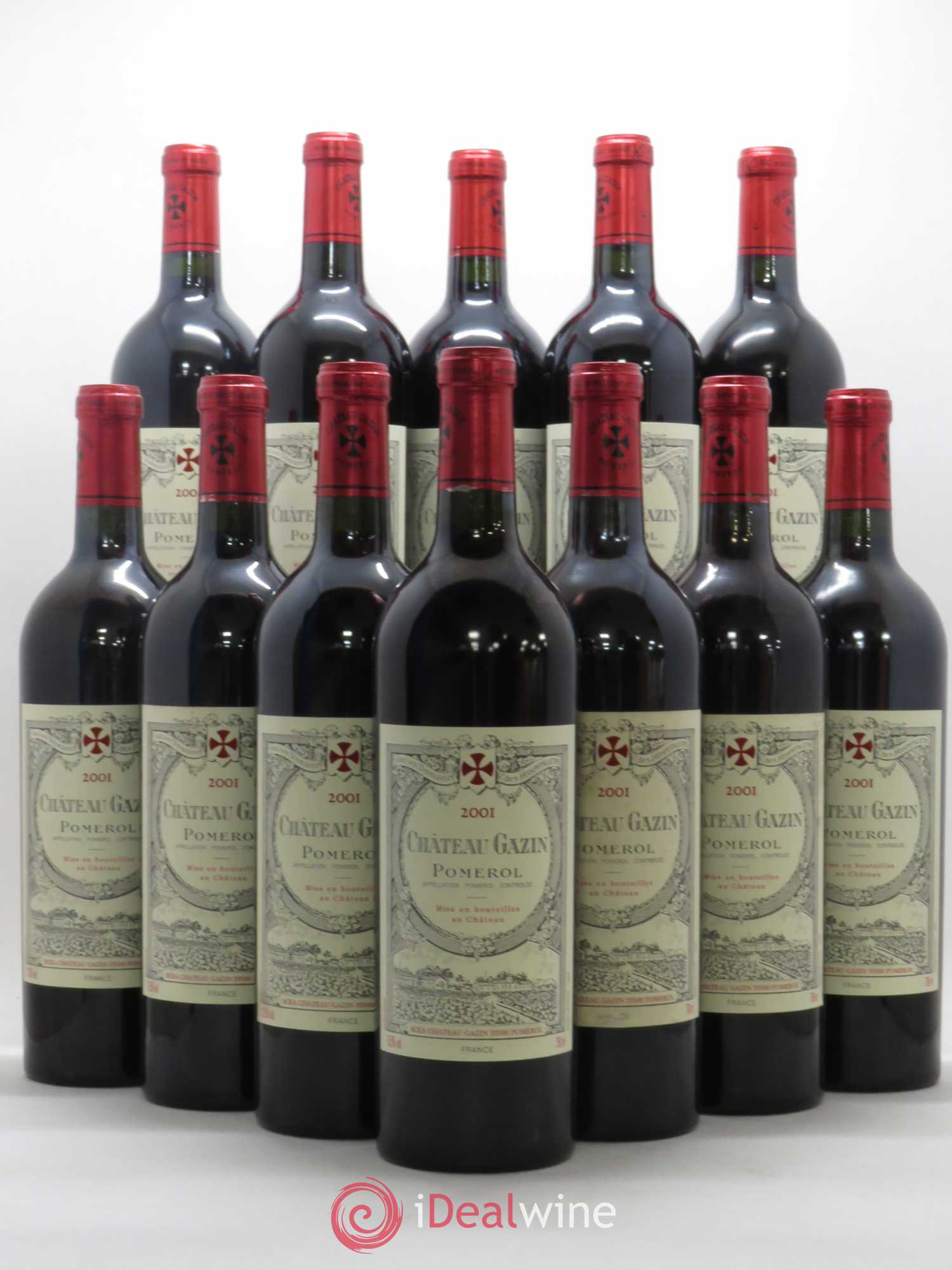 Château Gazin 2001 - Lot de 12 bouteilles - 0