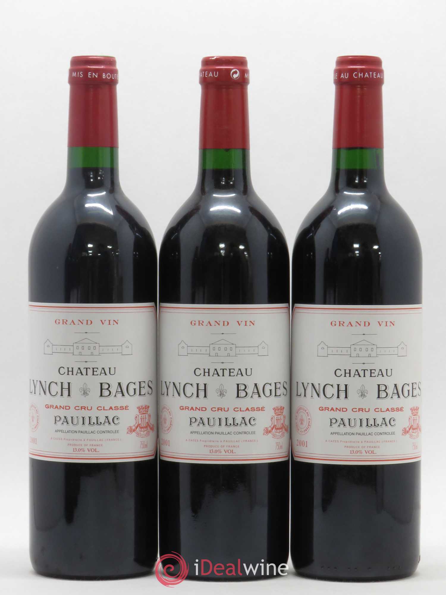 Château Lynch Bages 5ème Grand Cru Classé 2001 - Lot de 12 bouteilles - 4
