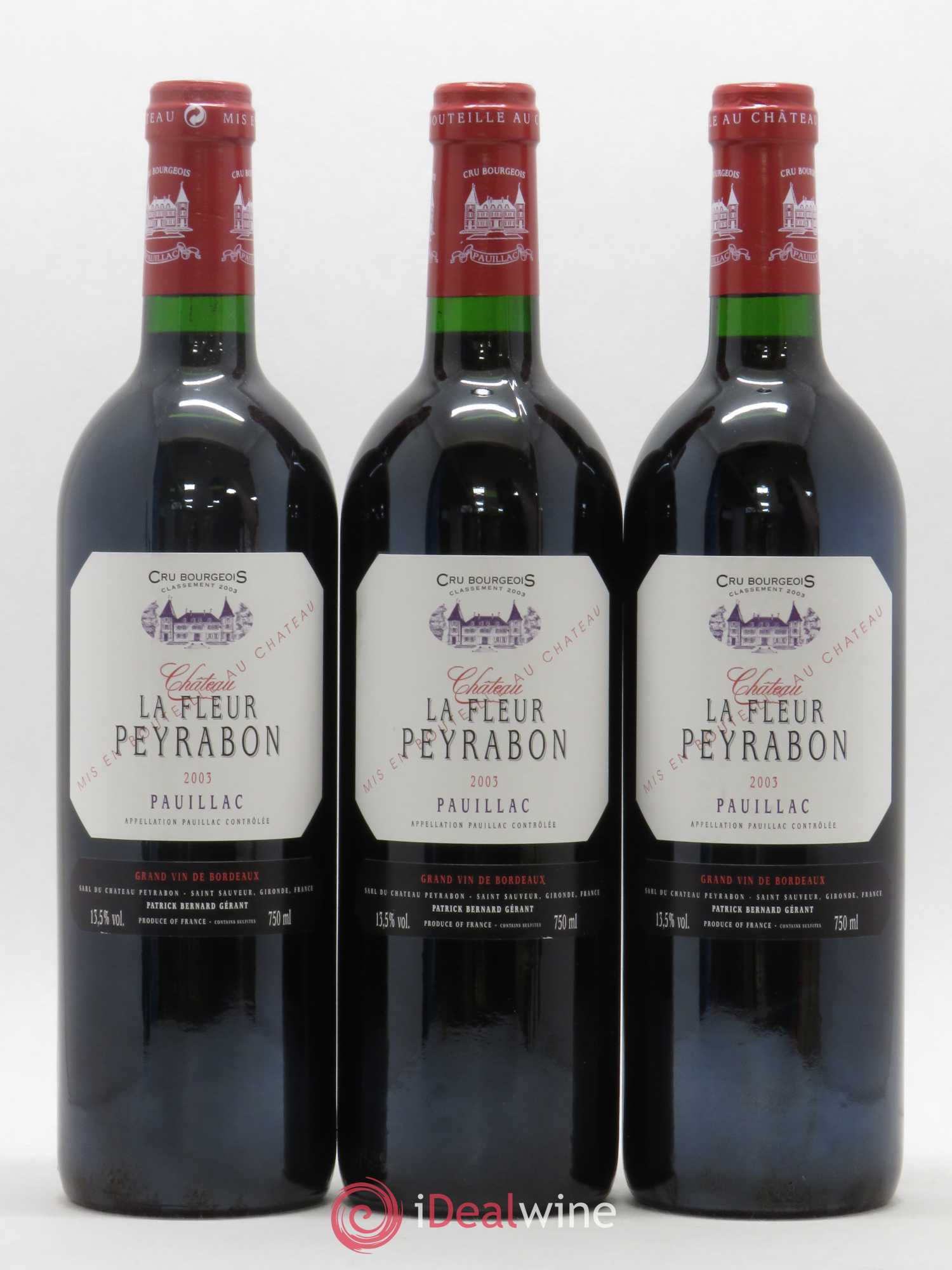 Château La Fleur Peyrabon Cru Bourgeois 2003 - Lot de 12 bouteilles - 3