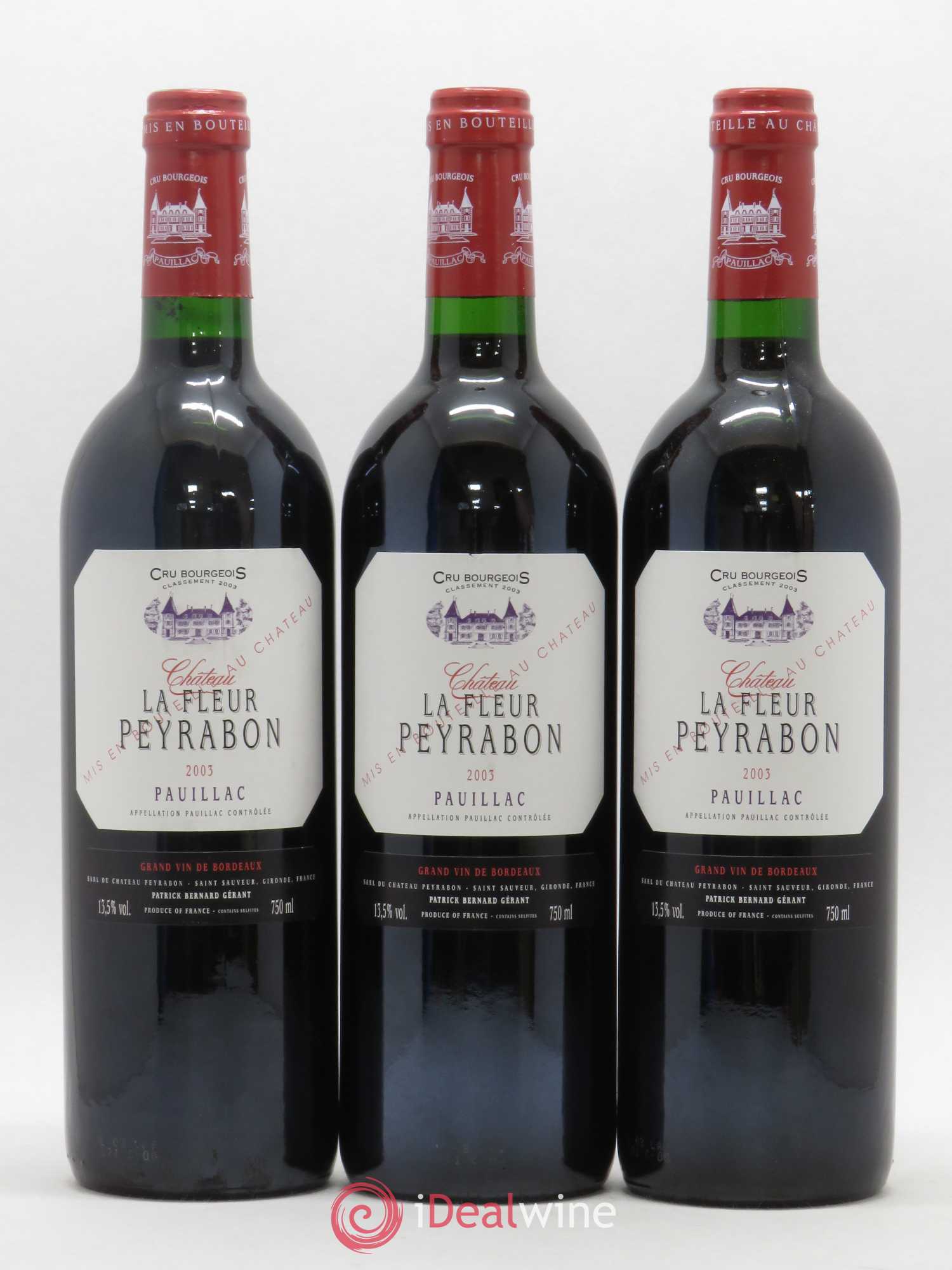 Château La Fleur Peyrabon Cru Bourgeois 2003 - Lot de 12 bouteilles - 4