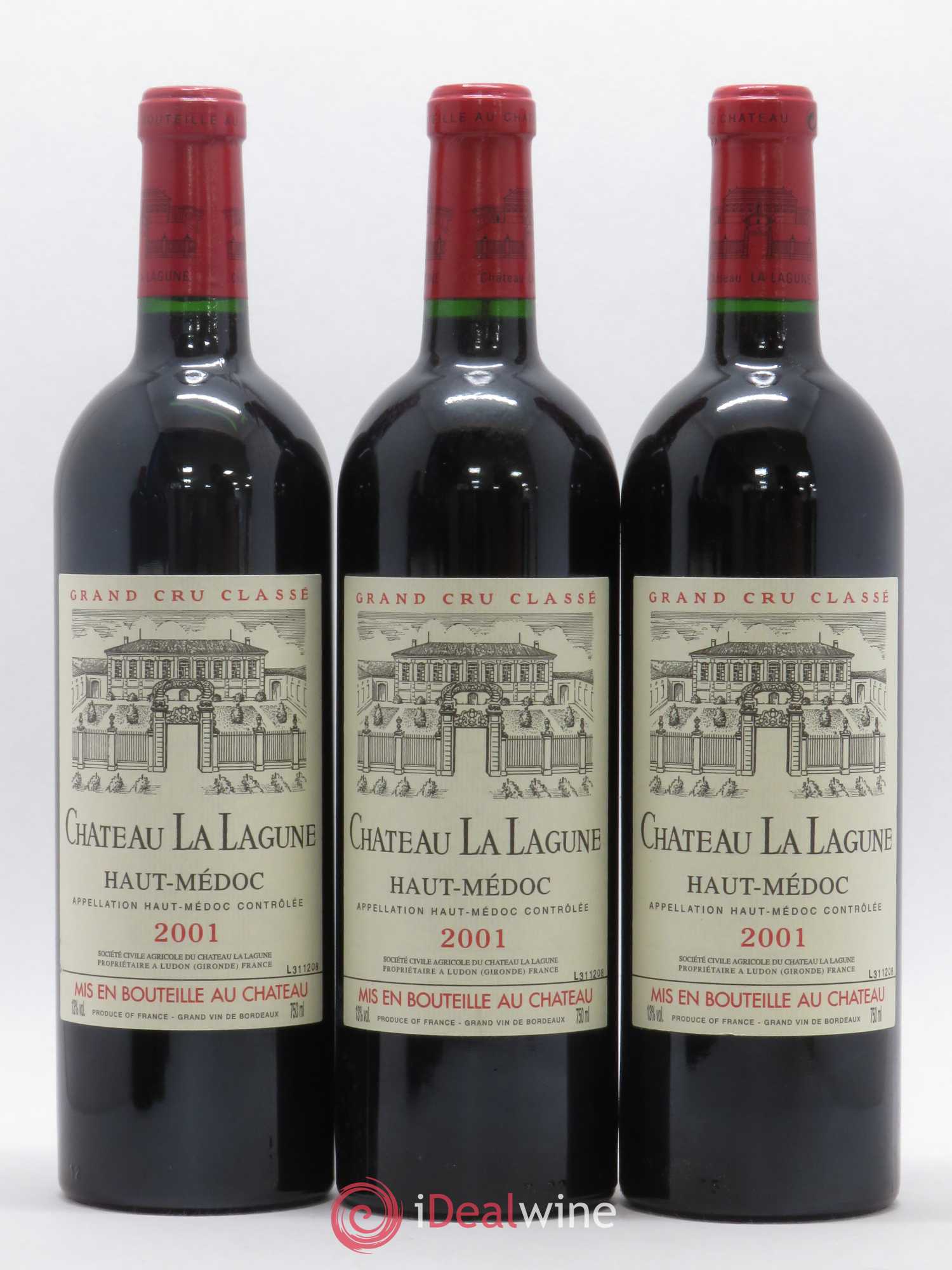 Château la Lagune 3ème Grand Cru Classé 2001 - Lot de 12 bouteilles - 2