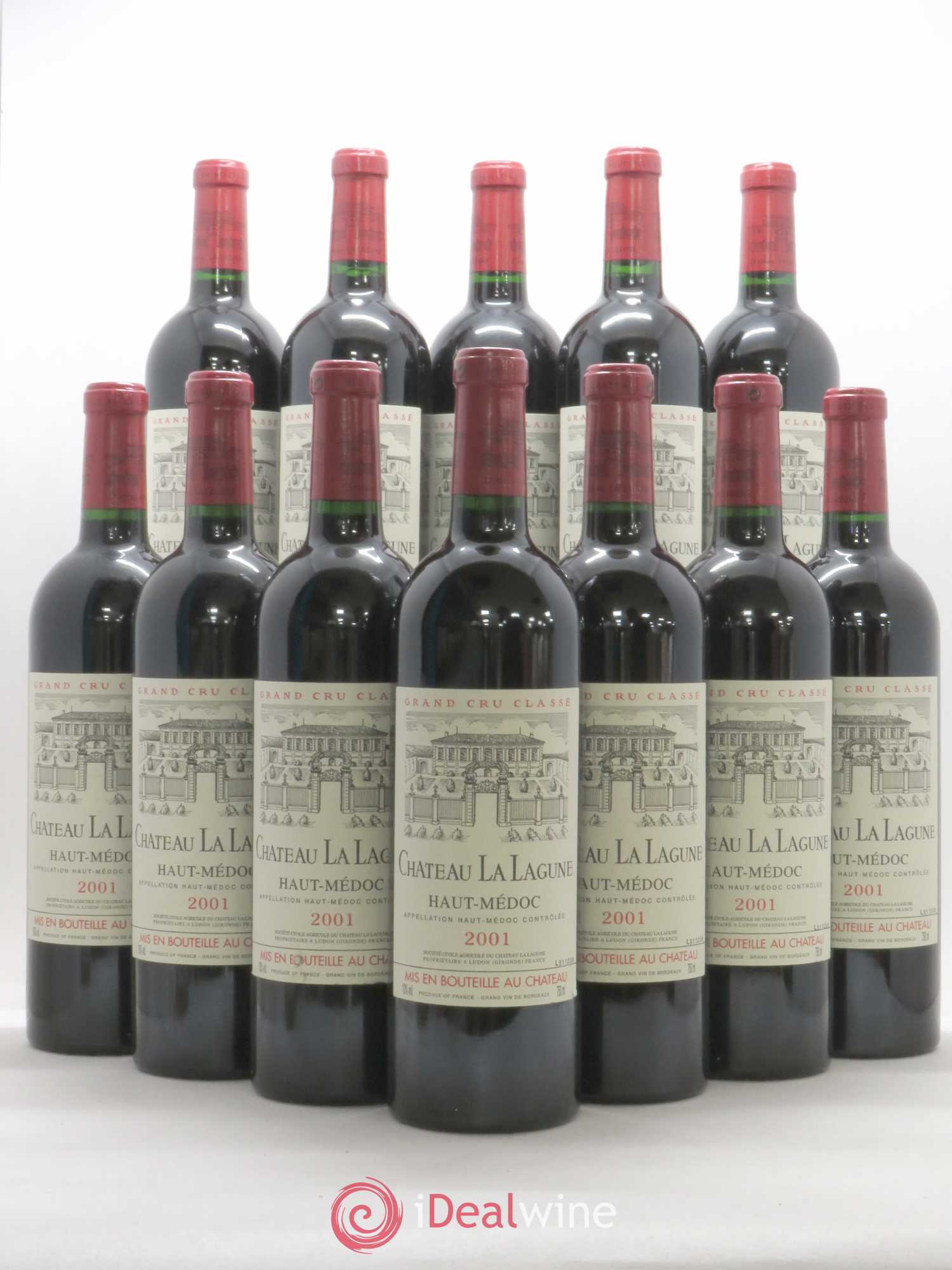 Château la Lagune 3ème Grand Cru Classé 2001 - Lot de 12 bouteilles - 0