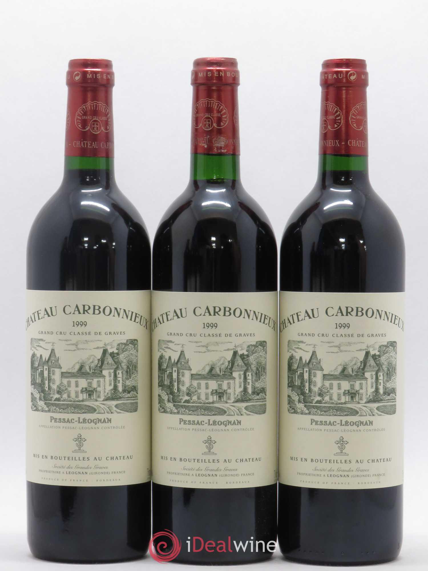 Château Carbonnieux Cru Classé de Graves 1990 - Lot de 12 bouteilles - 2