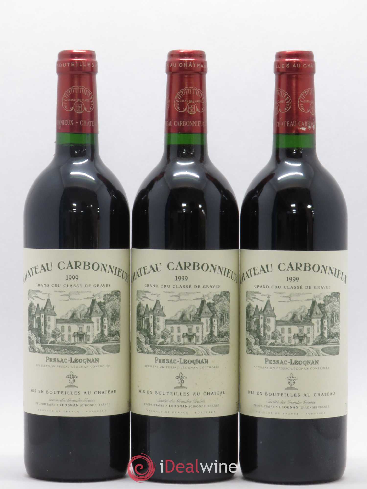 Château Carbonnieux Cru Classé de Graves 1990 - Lot de 12 bouteilles - 3