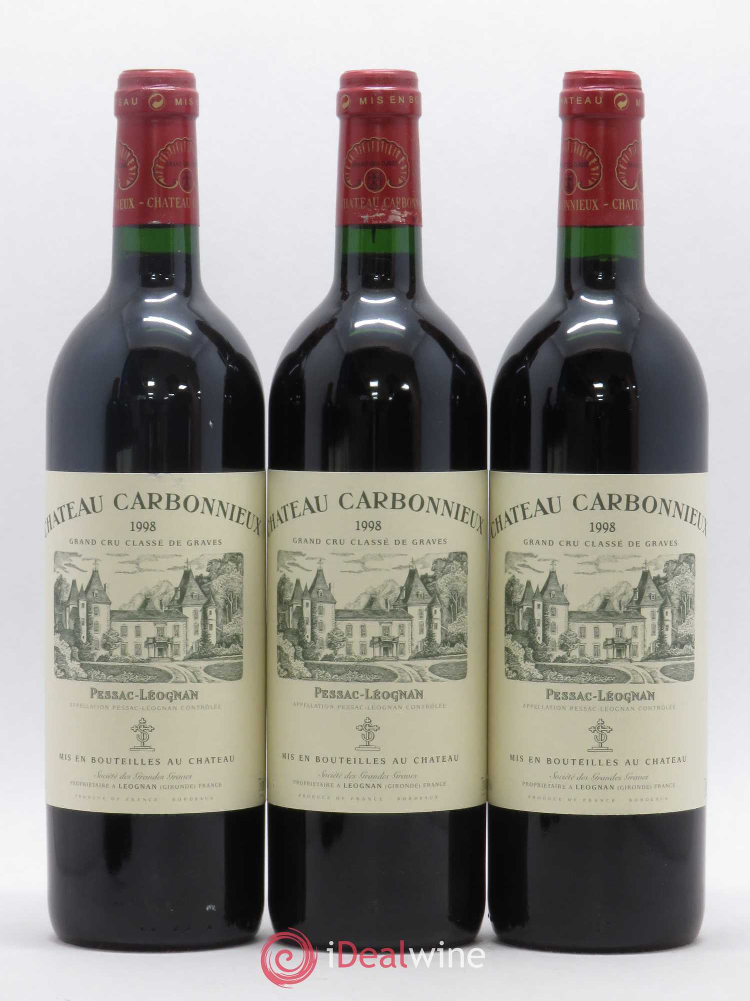 Château Carbonnieux Cru Classé de Graves 1998 - Lot de 12 bouteilles - 4