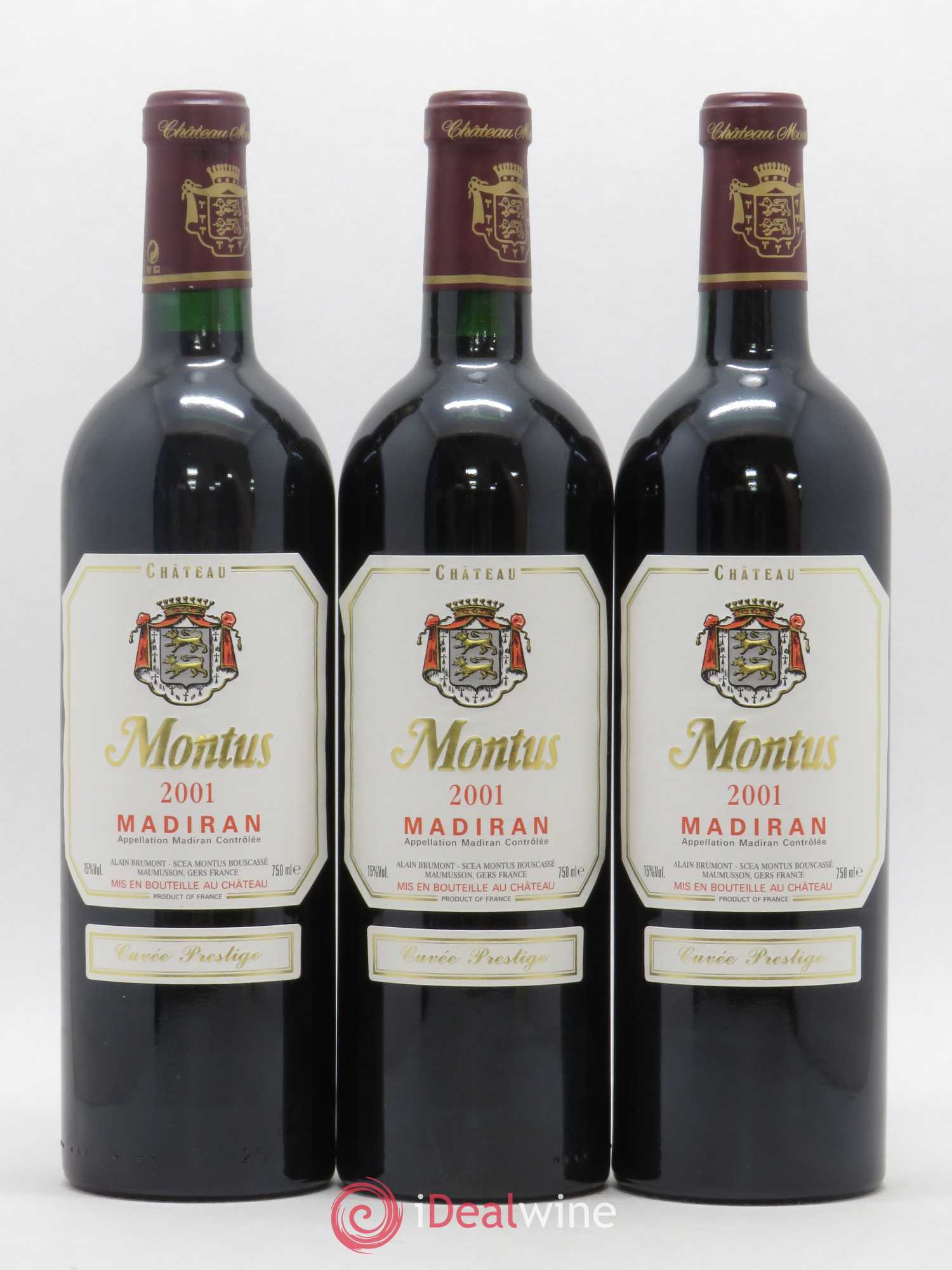 Madiran Château Montus-Prestige Alain Brumont 2001 - Lot de 12 bouteilles - 3