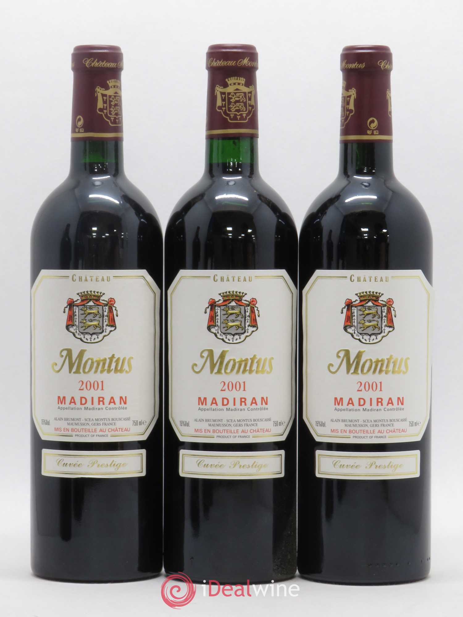 Madiran Château Montus-Prestige Alain Brumont 2001 - Lot de 12 bouteilles - 4