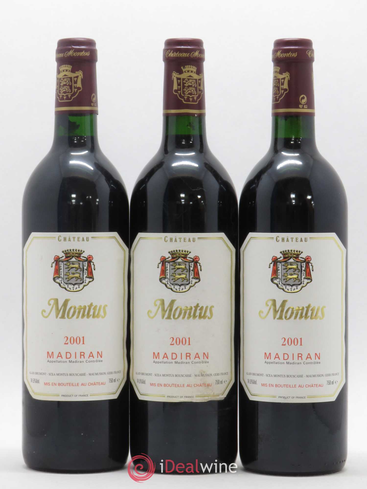 Madiran Château Montus Alain Brumont 2001 - Lot de 12 bouteilles - 4