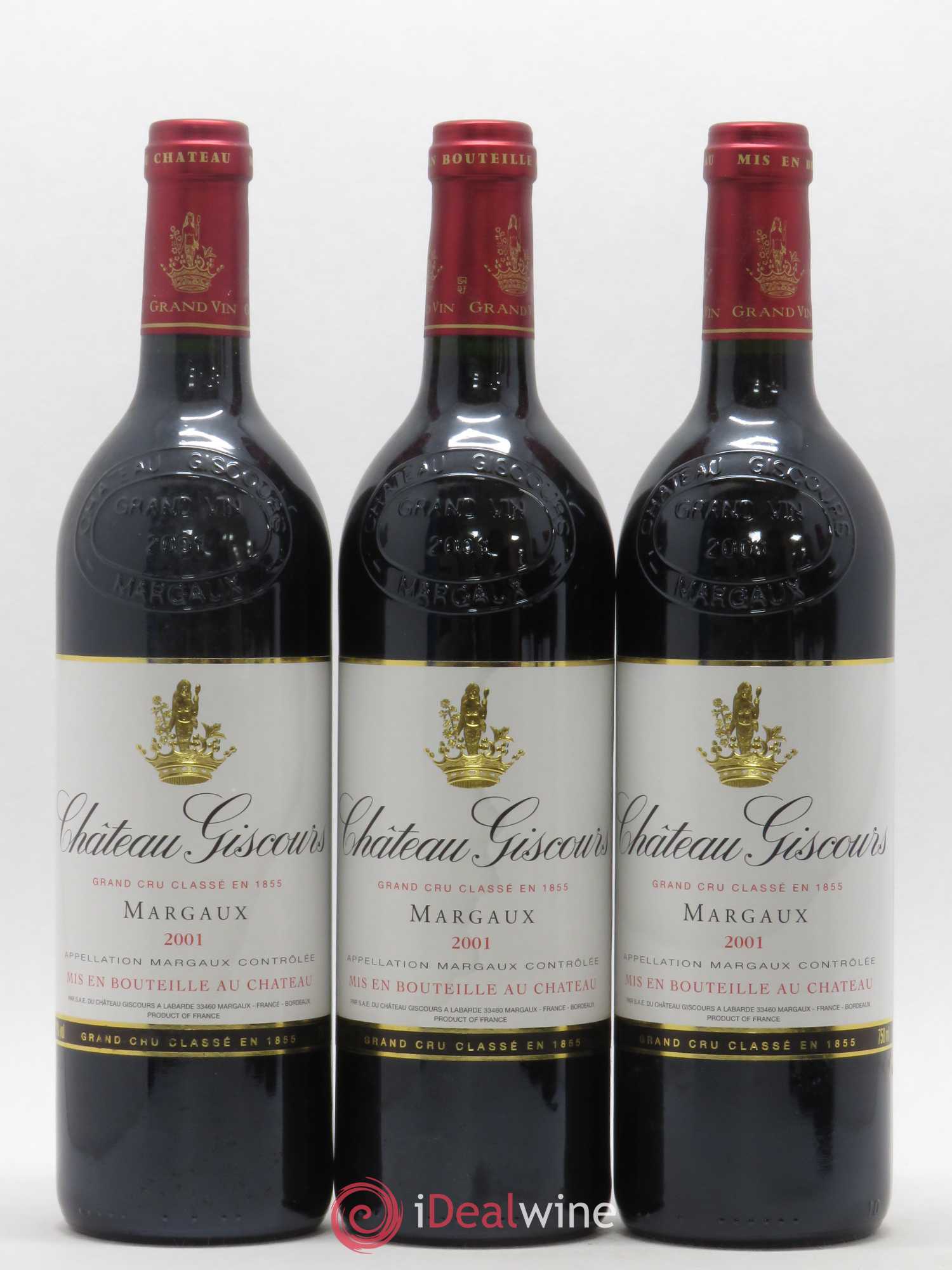 Château Giscours 3ème Grand Cru Classé 2001 - Lot de 12 bouteilles - 1