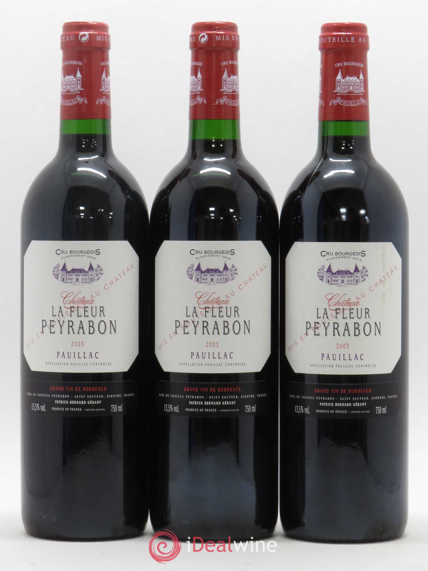 Château La Fleur Peyrabon Cru Bourgeois 2003 - Lot de 12 bouteilles - 3