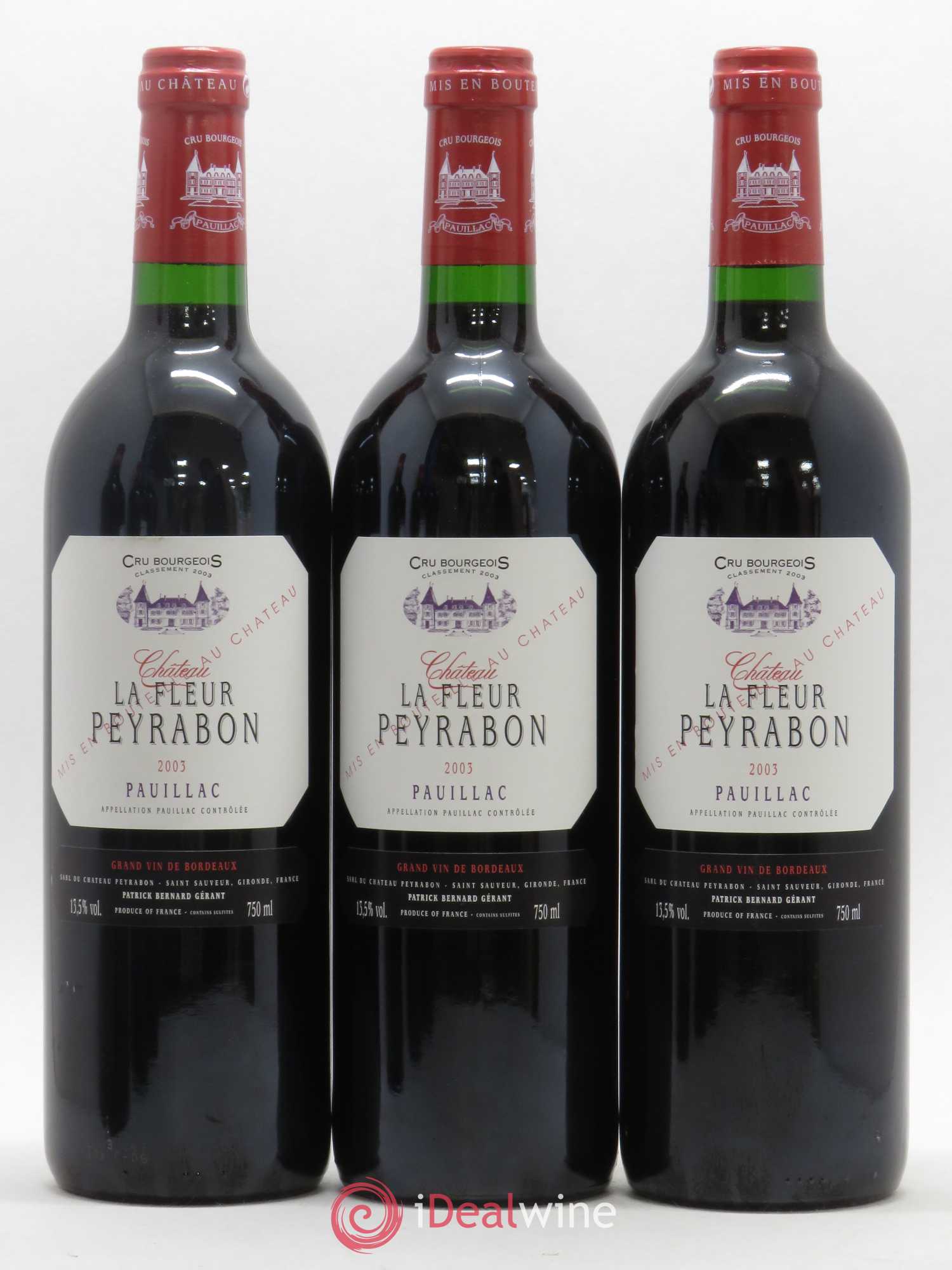 Château La Fleur Peyrabon Cru Bourgeois 2003 - Lot de 12 bouteilles - 4