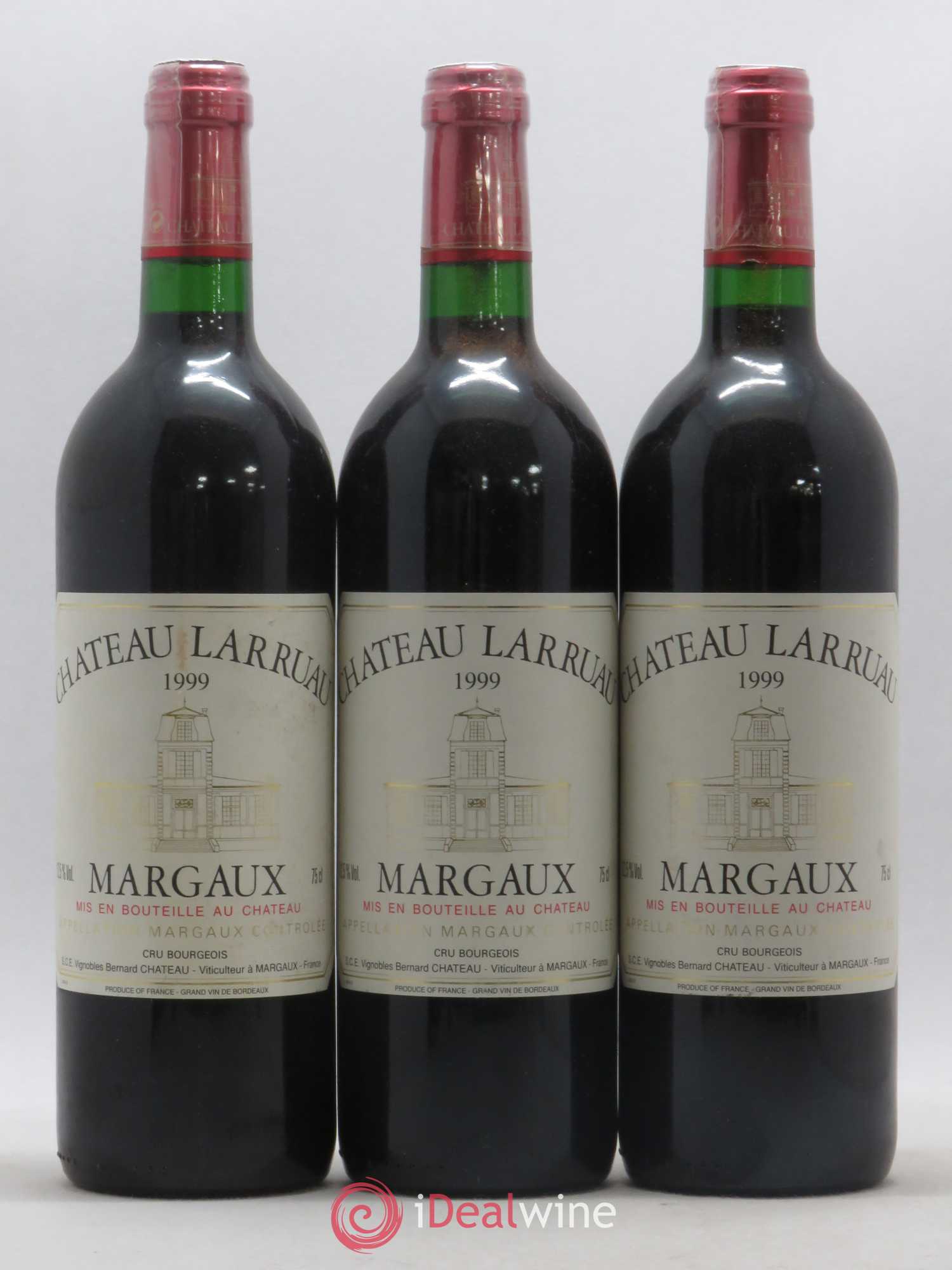 Château Larruau (sans prix de réserve) 1999 - Lot de 3 bouteilles - 0