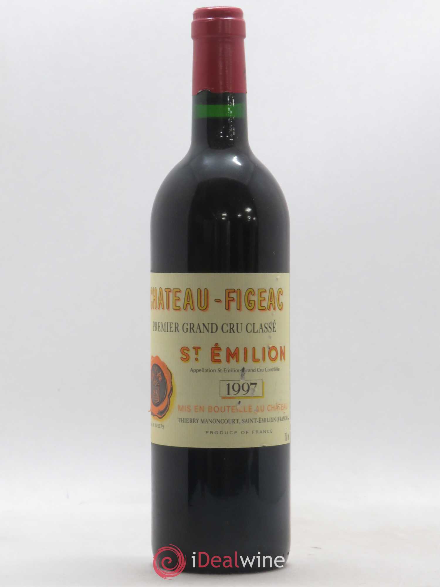 Château Figeac 1er Grand Cru Classé A 1997 - Lot de 1 bouteille - 0