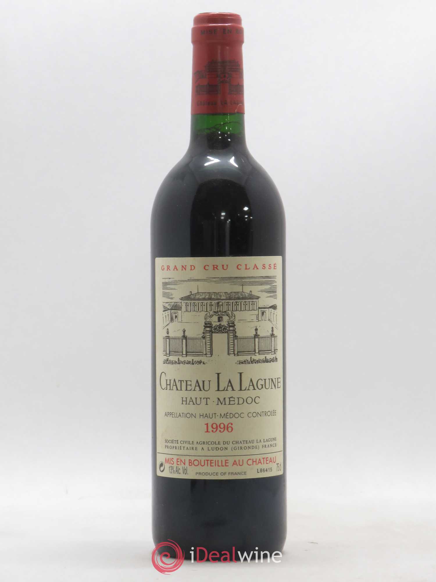 Château la Lagune 3ème Grand Cru Classé 1996 - Lot de 1 bouteille - 0