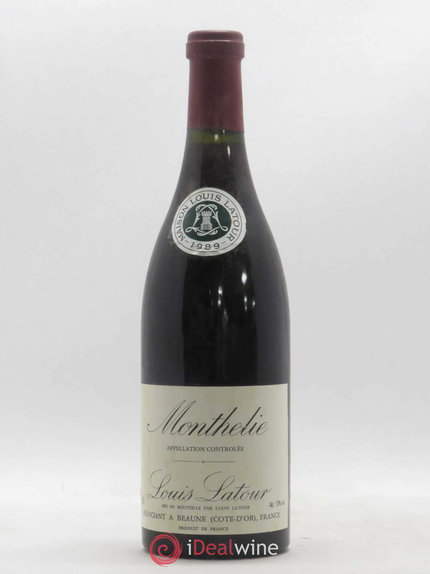 Monthélie Louis Latour 1989 - Lot de 1 bouteille - 0
