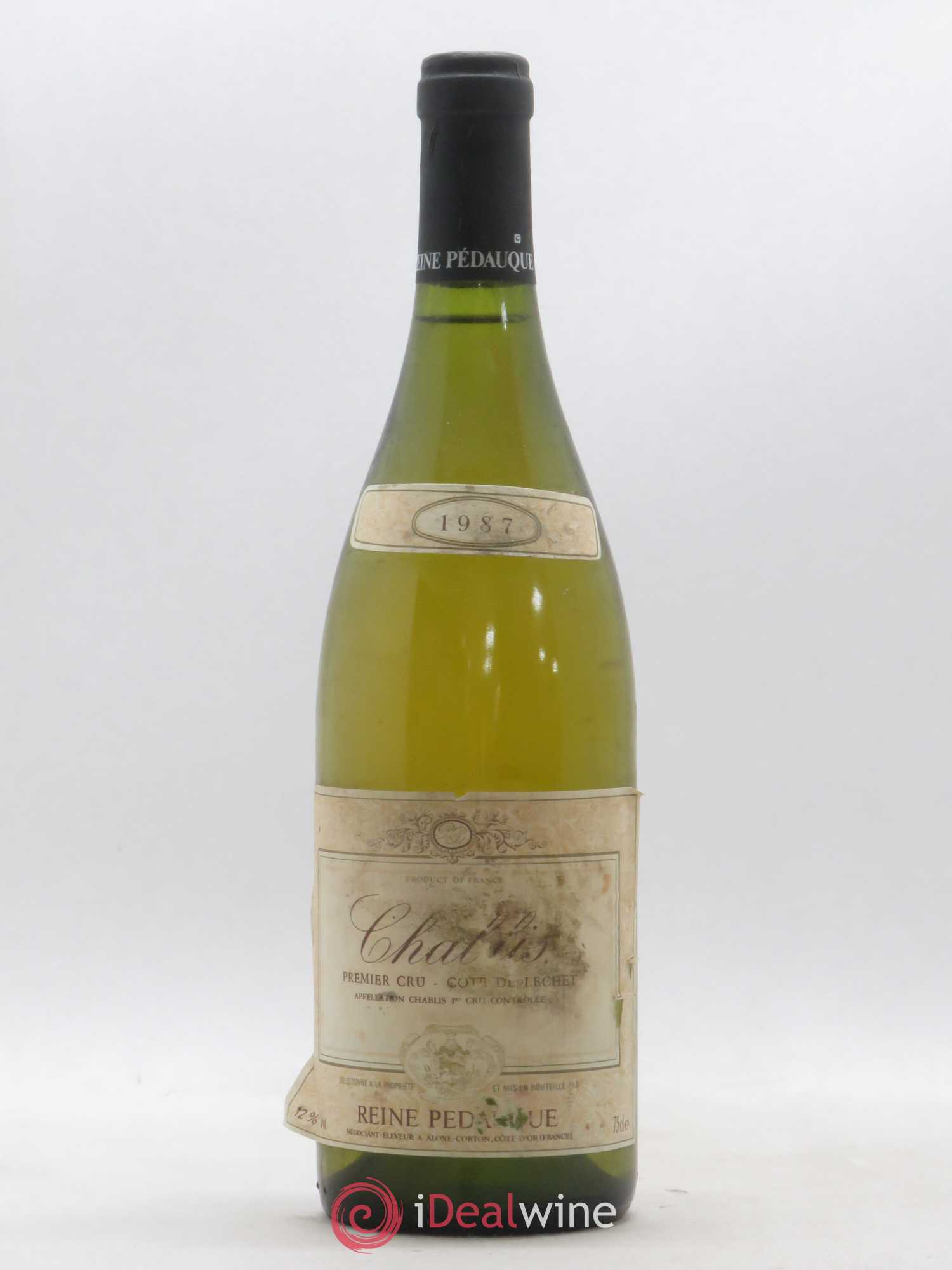 Chablis 1er Cru Cote de Lechet Reine Pedauque 1987 - Posten von 1 Flasche - 0
