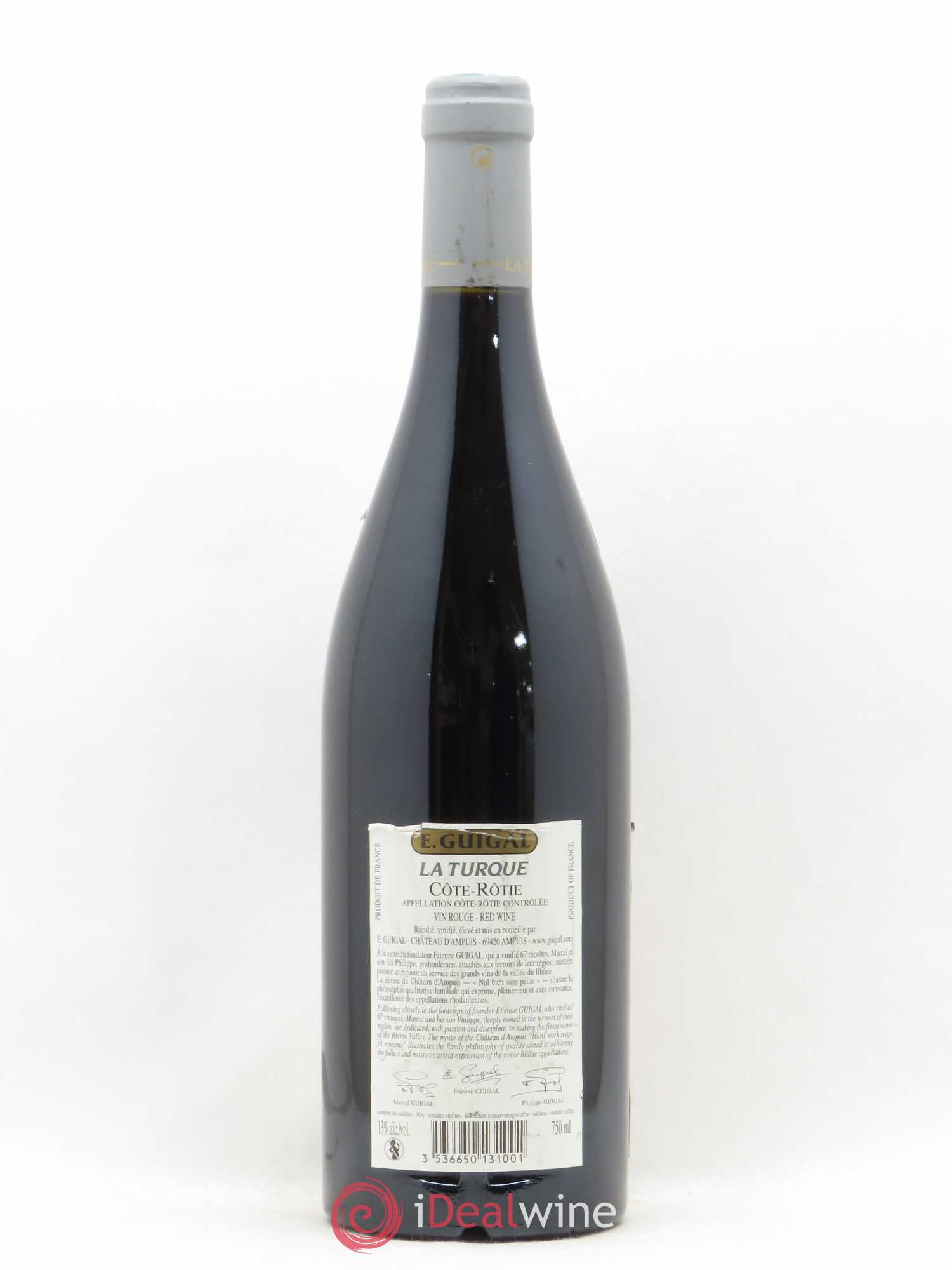 Côte-Rôtie La Turque Guigal 2005 - Lot de 1 bouteille - 1