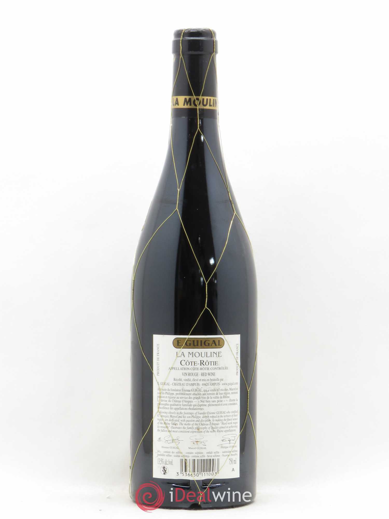 Côte-Rôtie La Mouline Guigal 2010 - Lot de 1 bouteille - 1