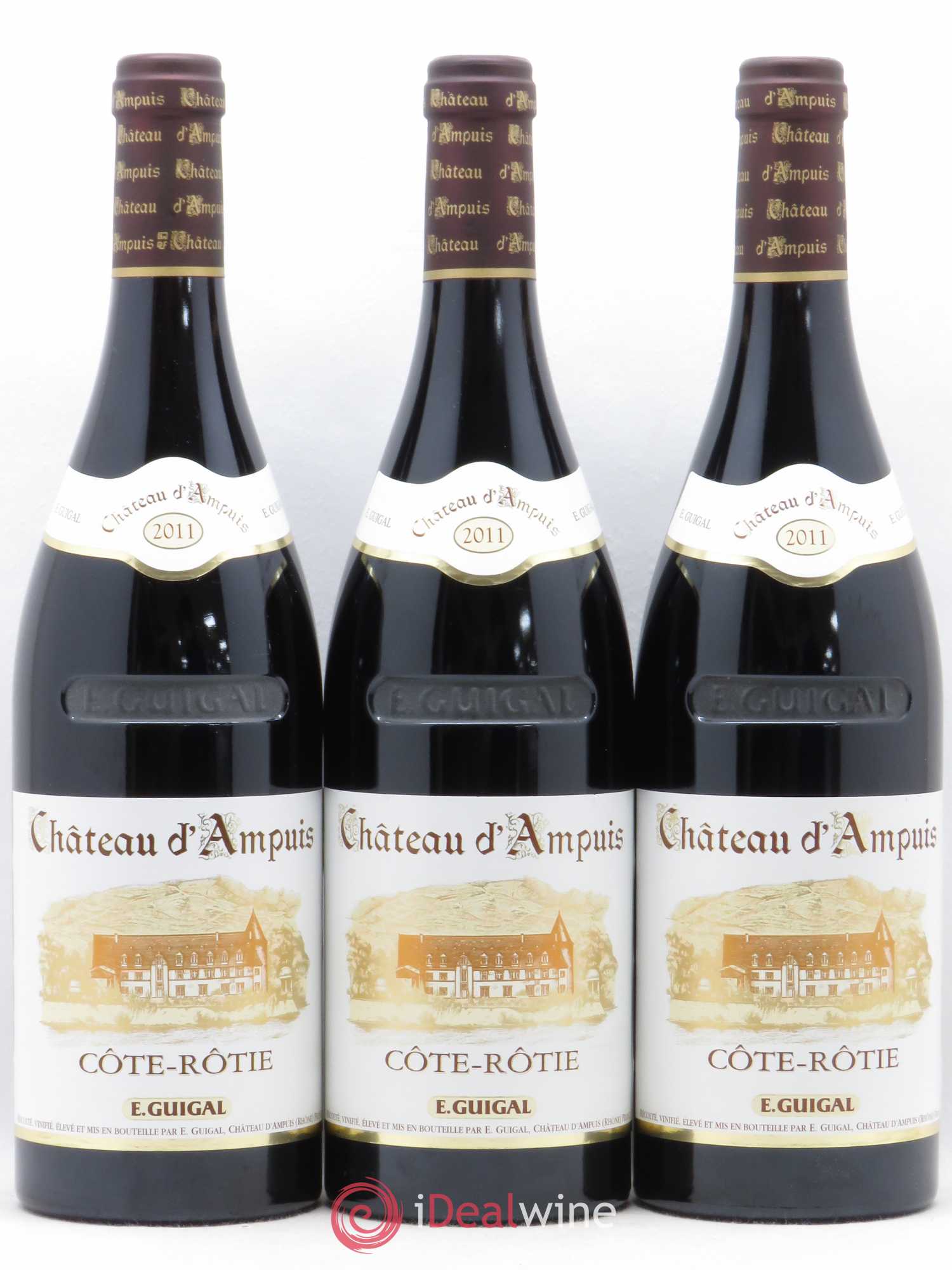 Côte-Rôtie Château d'Ampuis Guigal 2011 - Lot de 3 bouteilles - 0