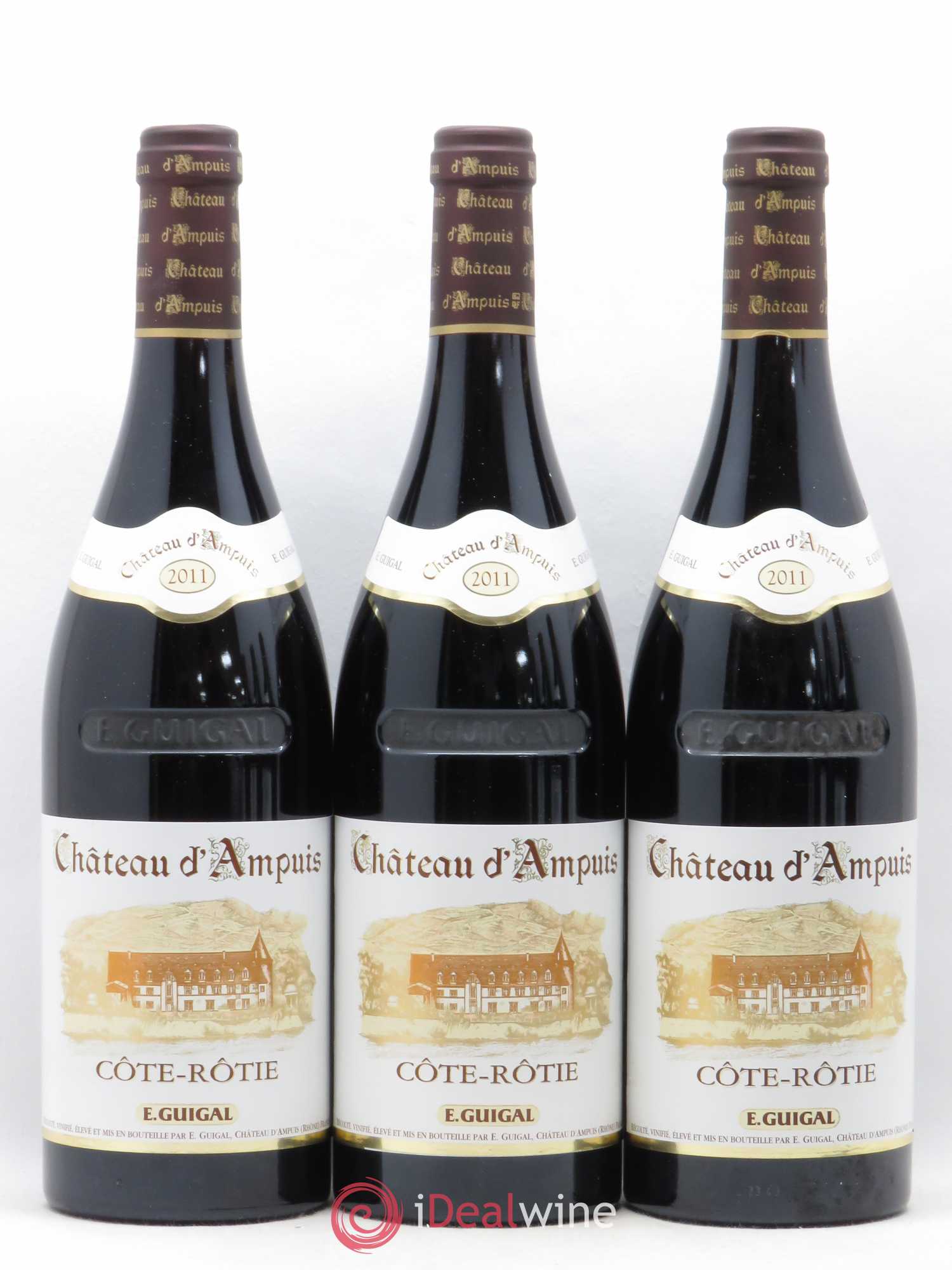 Côte-Rôtie Château d'Ampuis Guigal 2011 - Lot de 3 bouteilles - 0