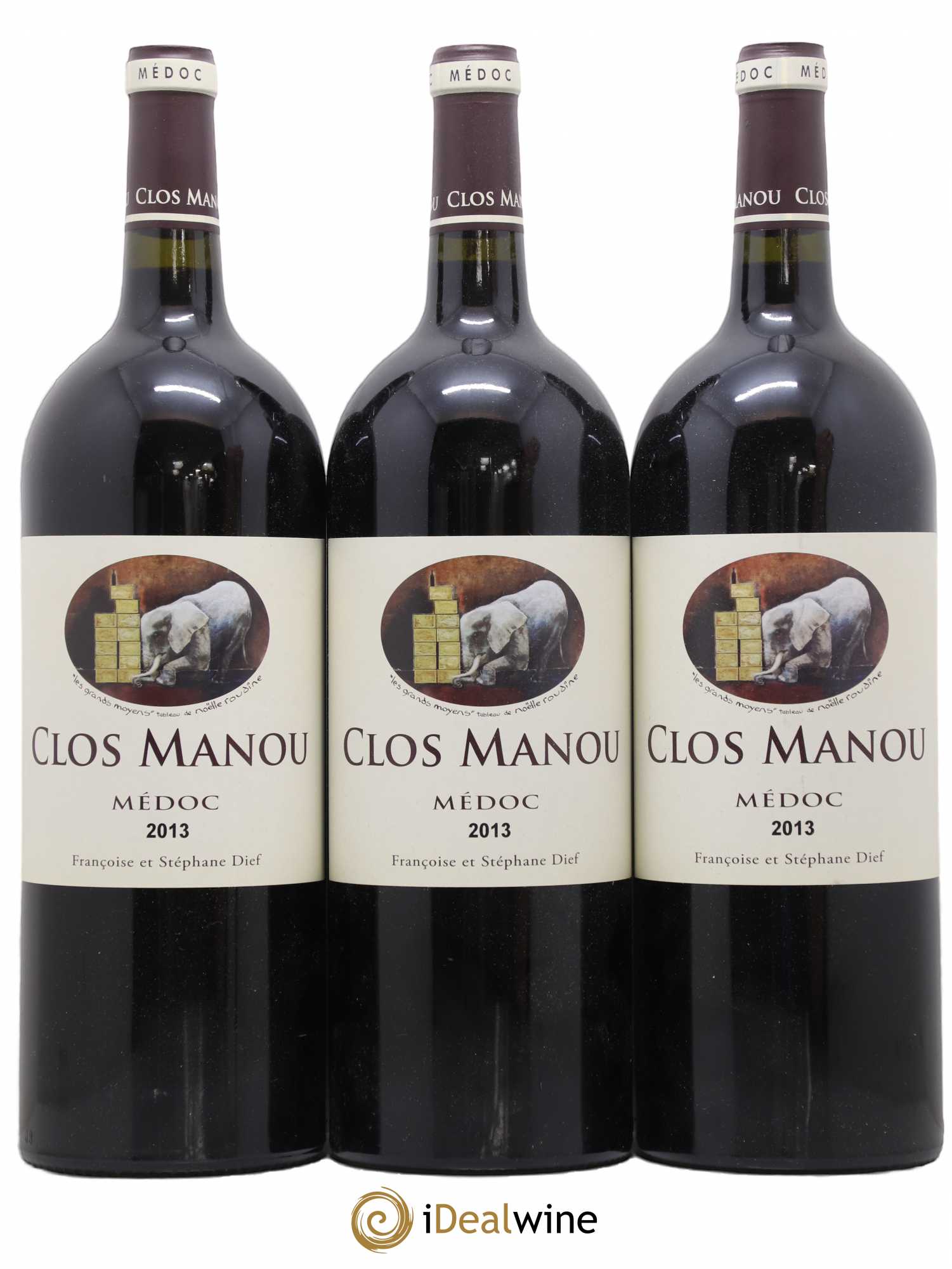 Clos Manou 2013 - Posten von 3 Magnum - 0