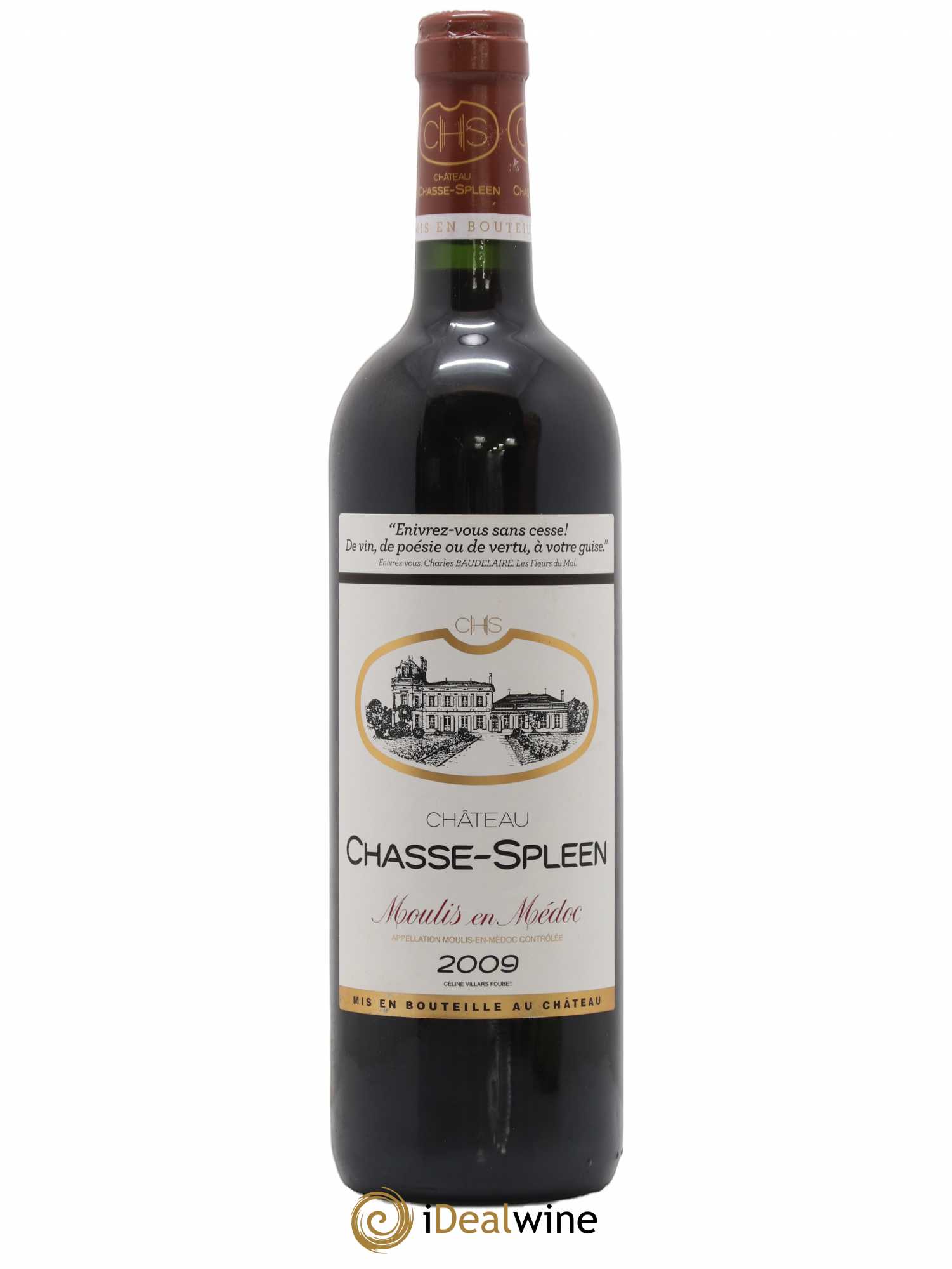 Château Chasse Spleen 2009 - Lot de 1 bouteille - 0