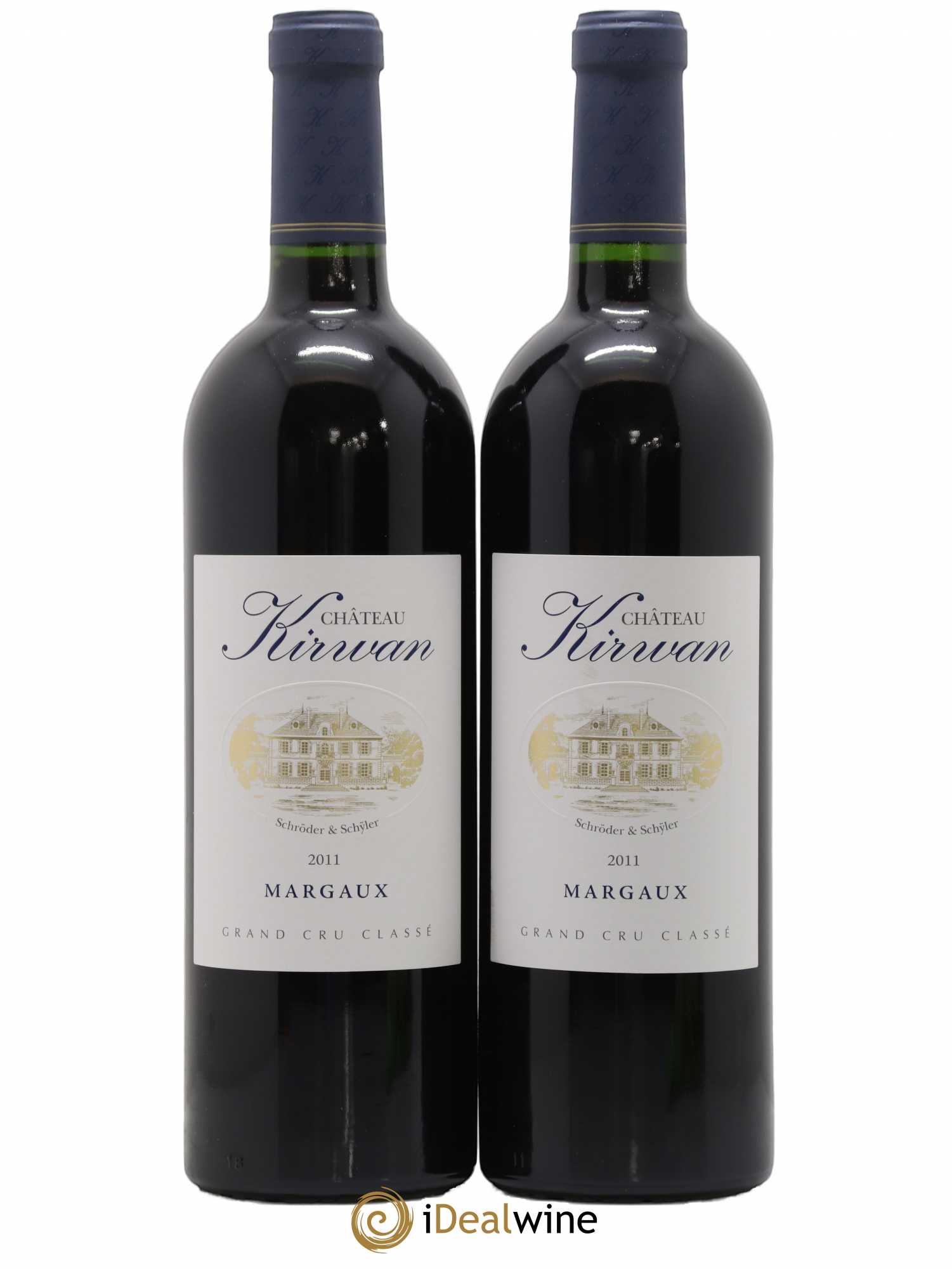 Château Kirwan 3ème Grand Cru Classé 2011 - Lot de 2 bouteilles - 0