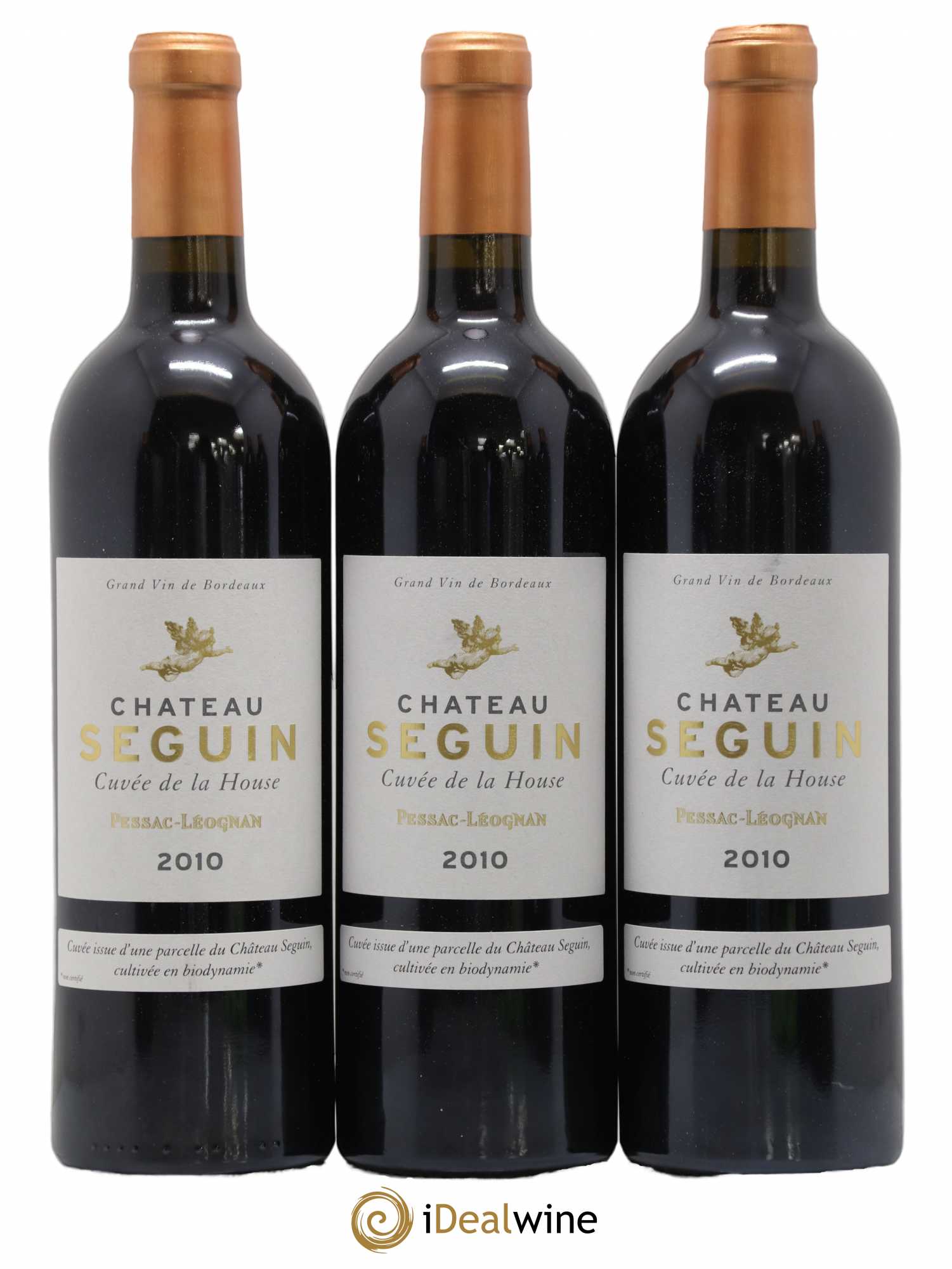 Pessac-Léognan Château Seguin Cuvée de la House 2010 - Posten von 6 Flaschen - 1