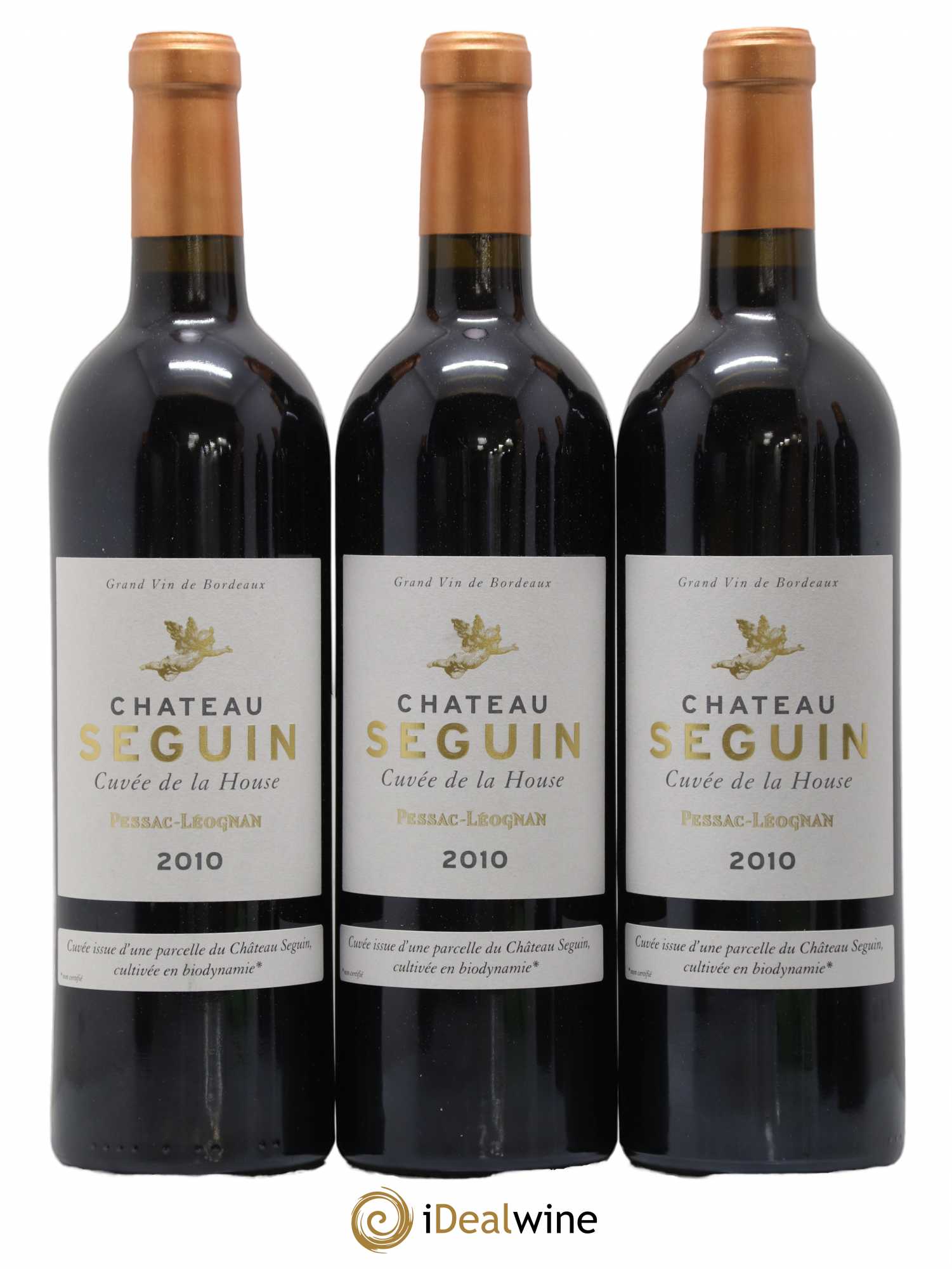 Pessac-Léognan Château Seguin Cuvée de la House 2010 - Posten von 6 Flaschen - 2