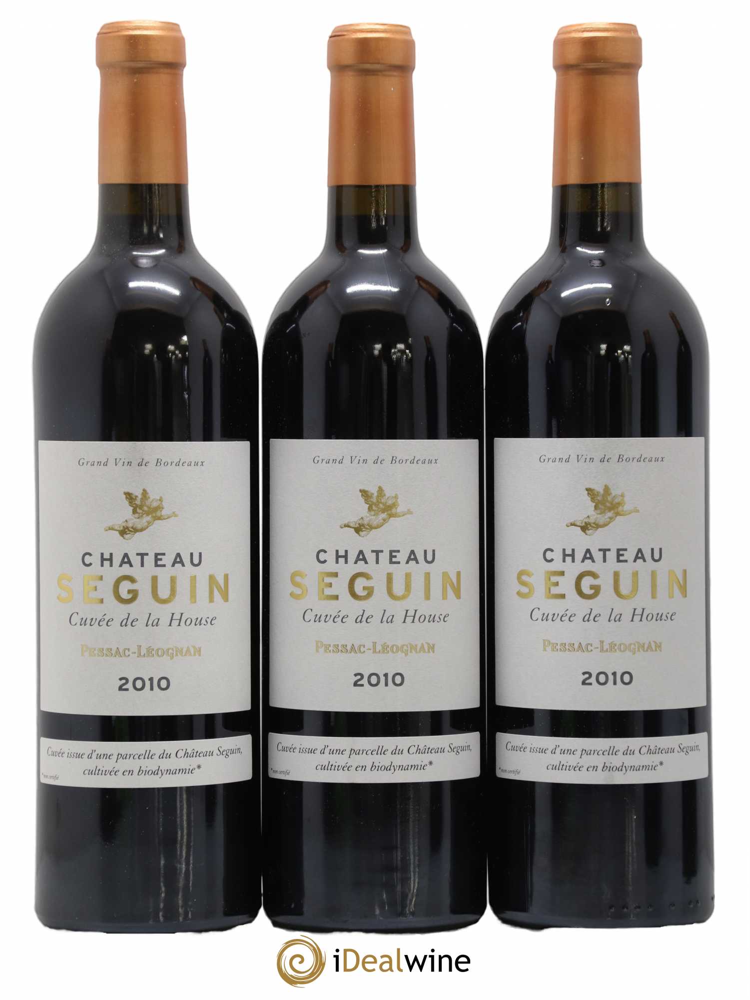 Pessac-Léognan Château Seguin Cuvée de la House 2010 - Posten von 6 Flaschen - 1