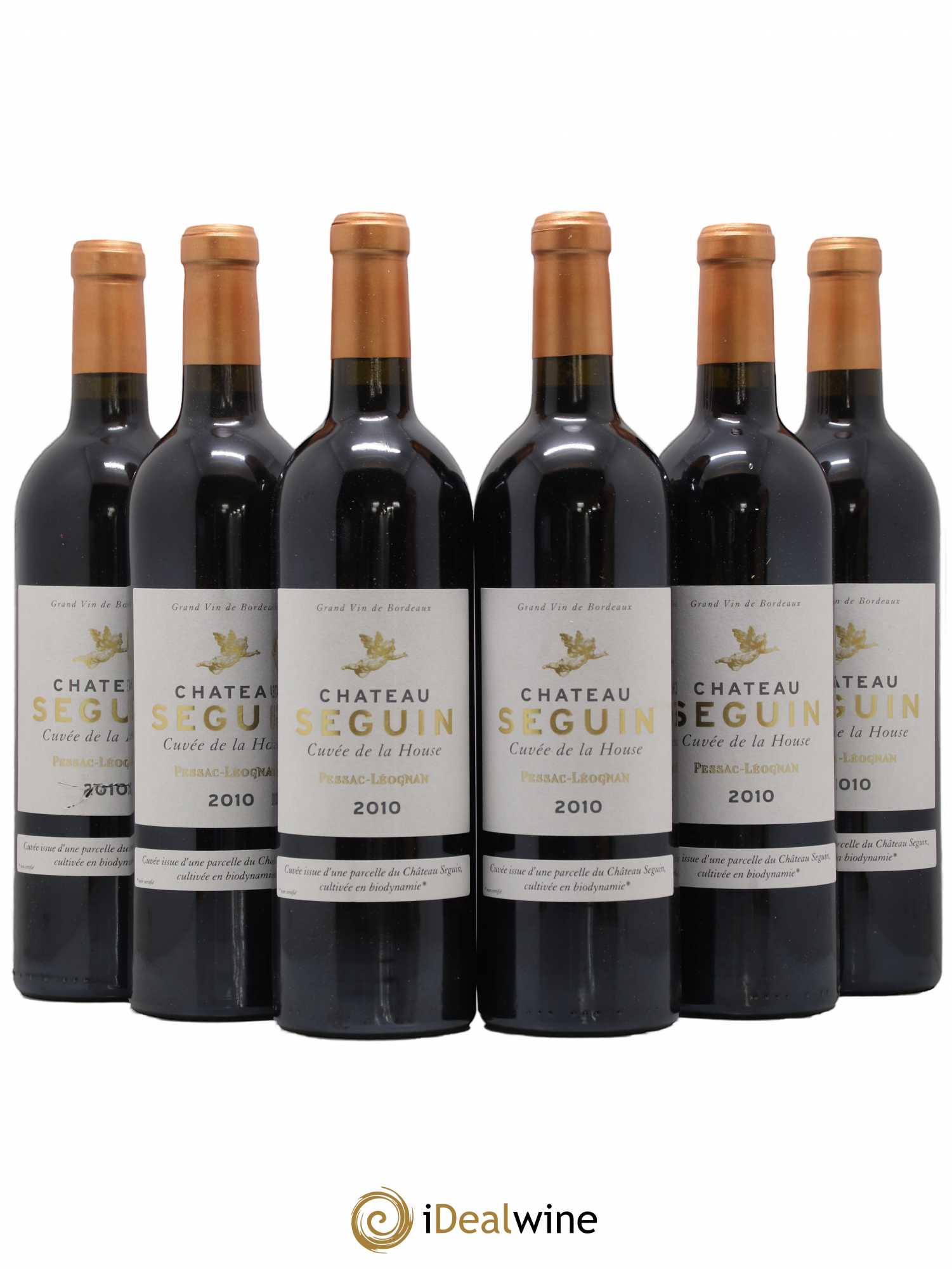 Pessac-Léognan Château Seguin Cuvée de la House 2010 - Posten von 6 Flaschen - 0