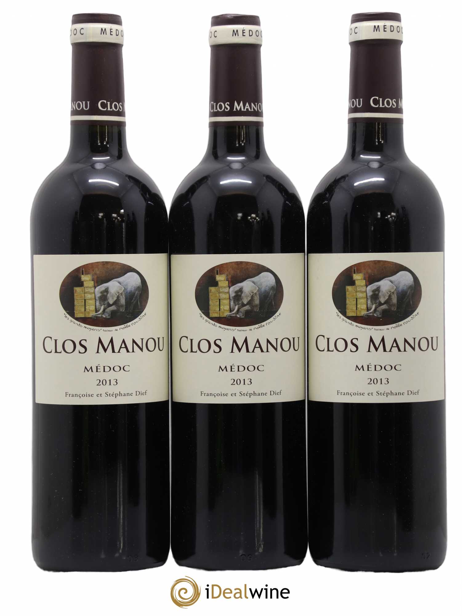 Clos Manou 2013 - Lot de 6 bouteilles - 1
