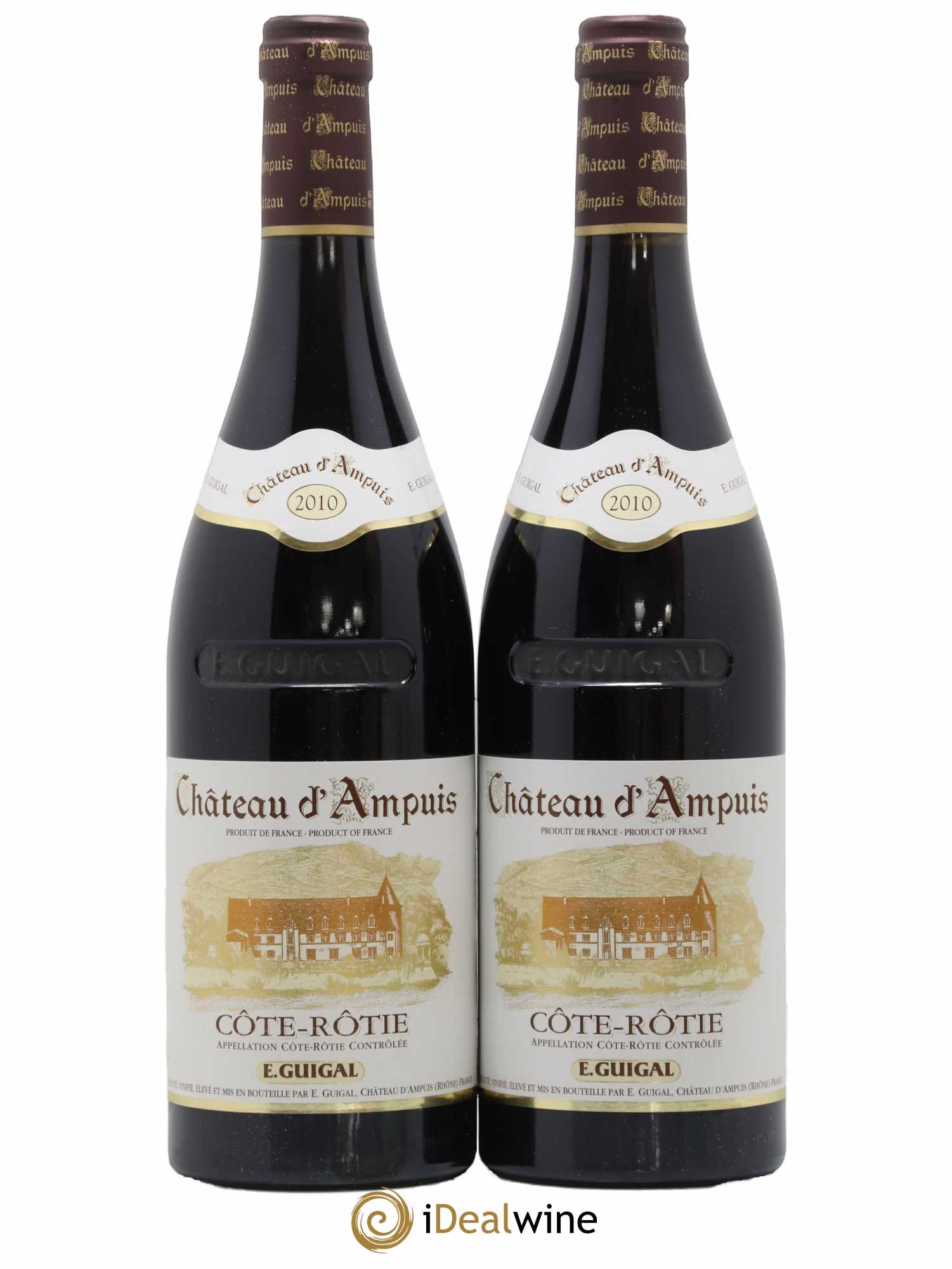 Côte-Rôtie Château d'Ampuis Guigal 2010 - Lot de 2 bouteilles - 0