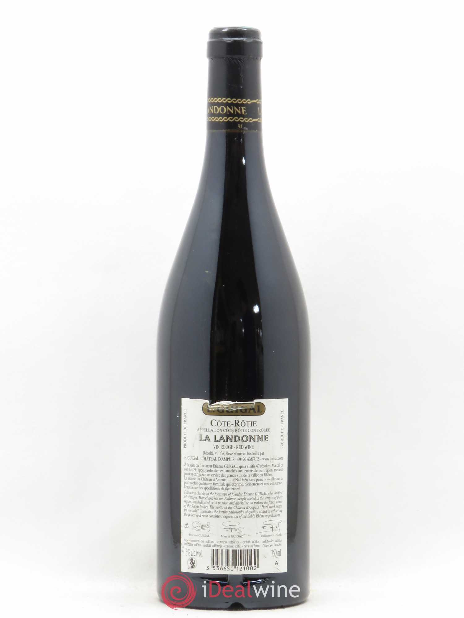 Côte-Rôtie La Landonne Guigal 2007 - Lot de 1 bouteille - 1