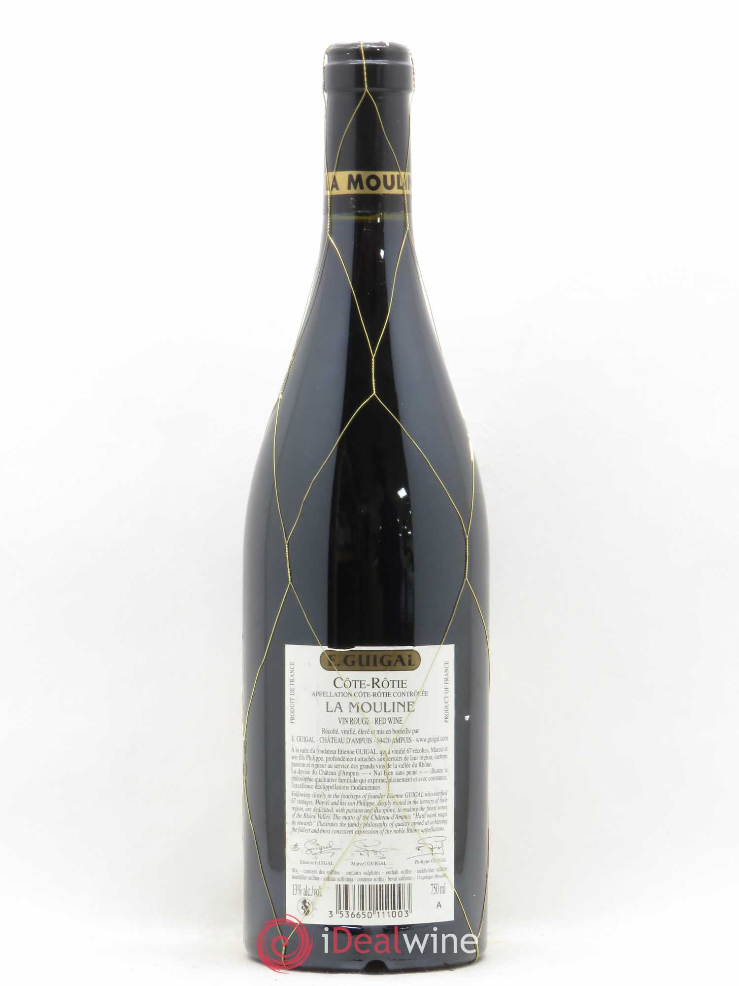 Côte-Rôtie La Mouline Guigal 2008 - Lot de 1 bouteille - 1