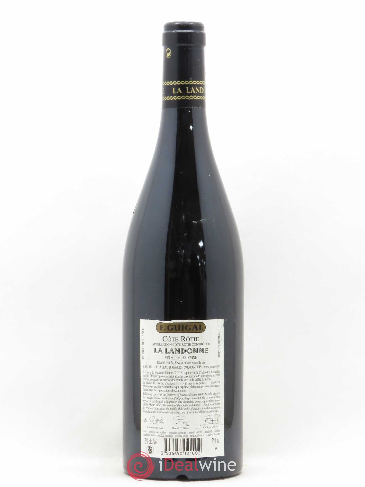 Côte-Rôtie La Landonne Guigal 2008 - Lot de 1 bouteille - 1
