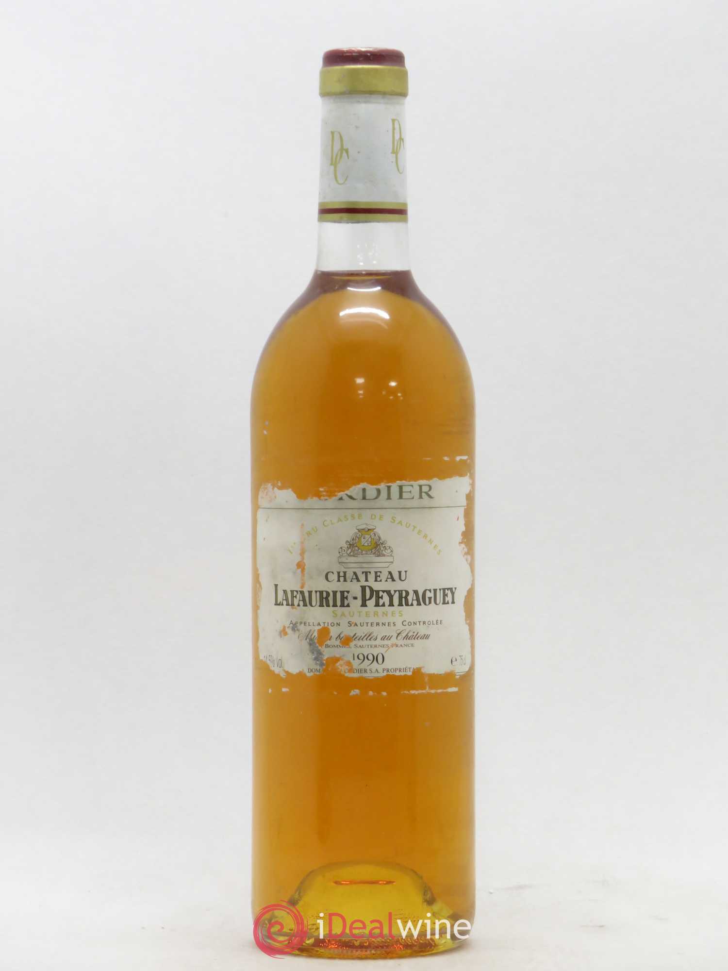 Château Lafaurie-Peyraguey 1er Grand Cru Classé 1990 - Lotto di 1 bottiglia - 0