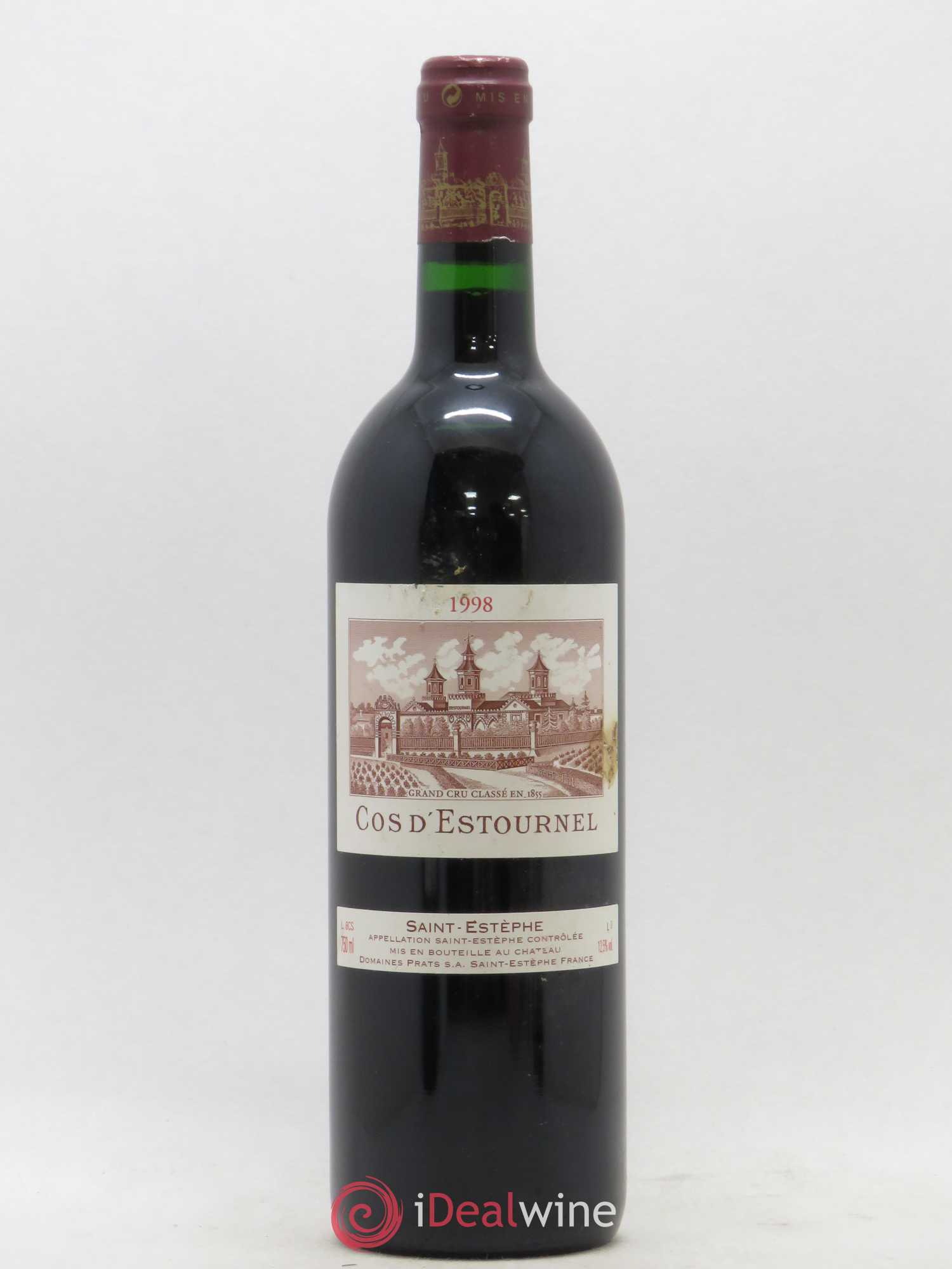 Cos d'Estournel 2ème Grand Cru Classé 1998 - Lot de 1 bouteille - 0