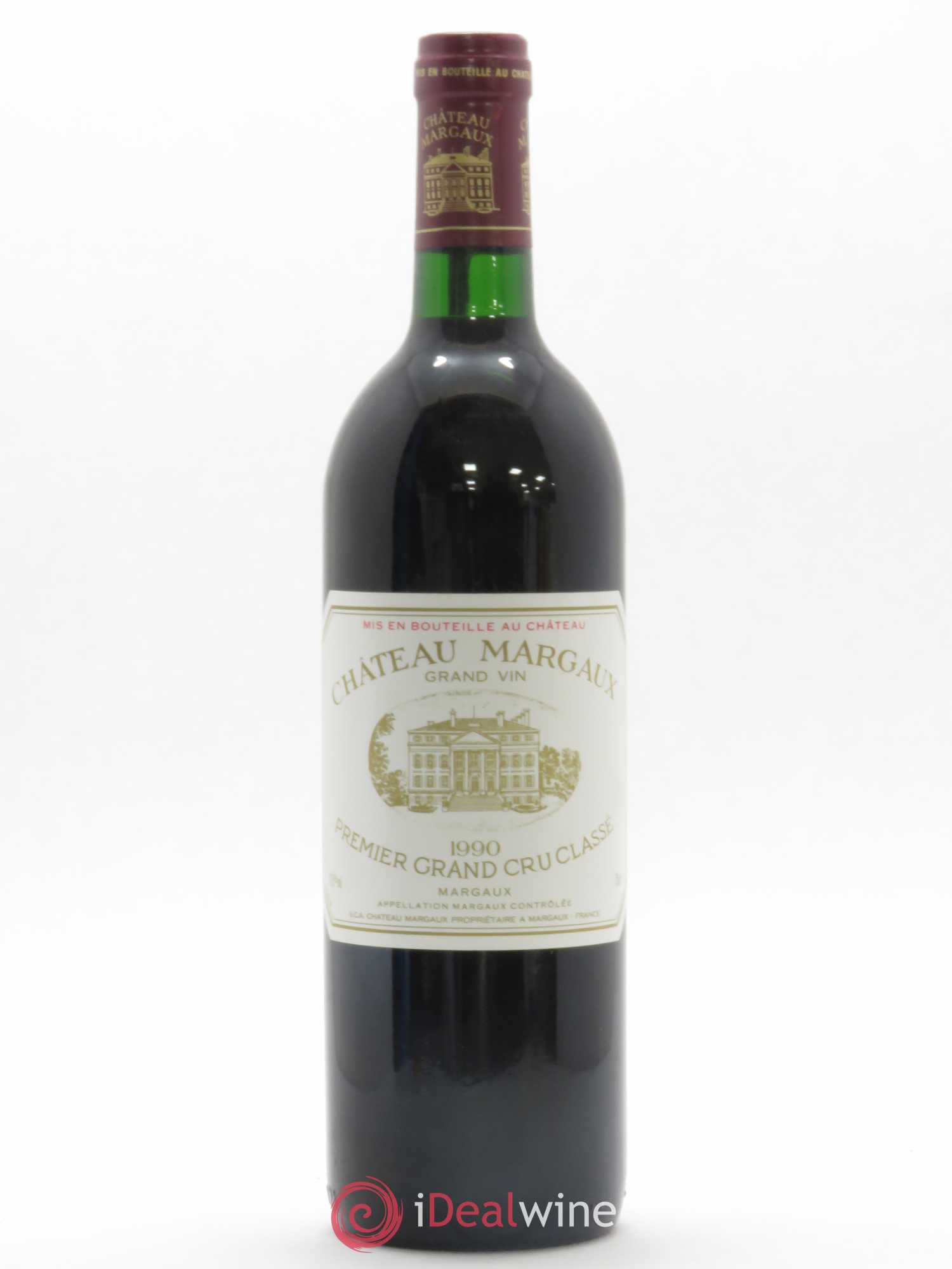 Château Margaux 1er Grand Cru Classé 1990 - Lot de 1 bouteille - 0