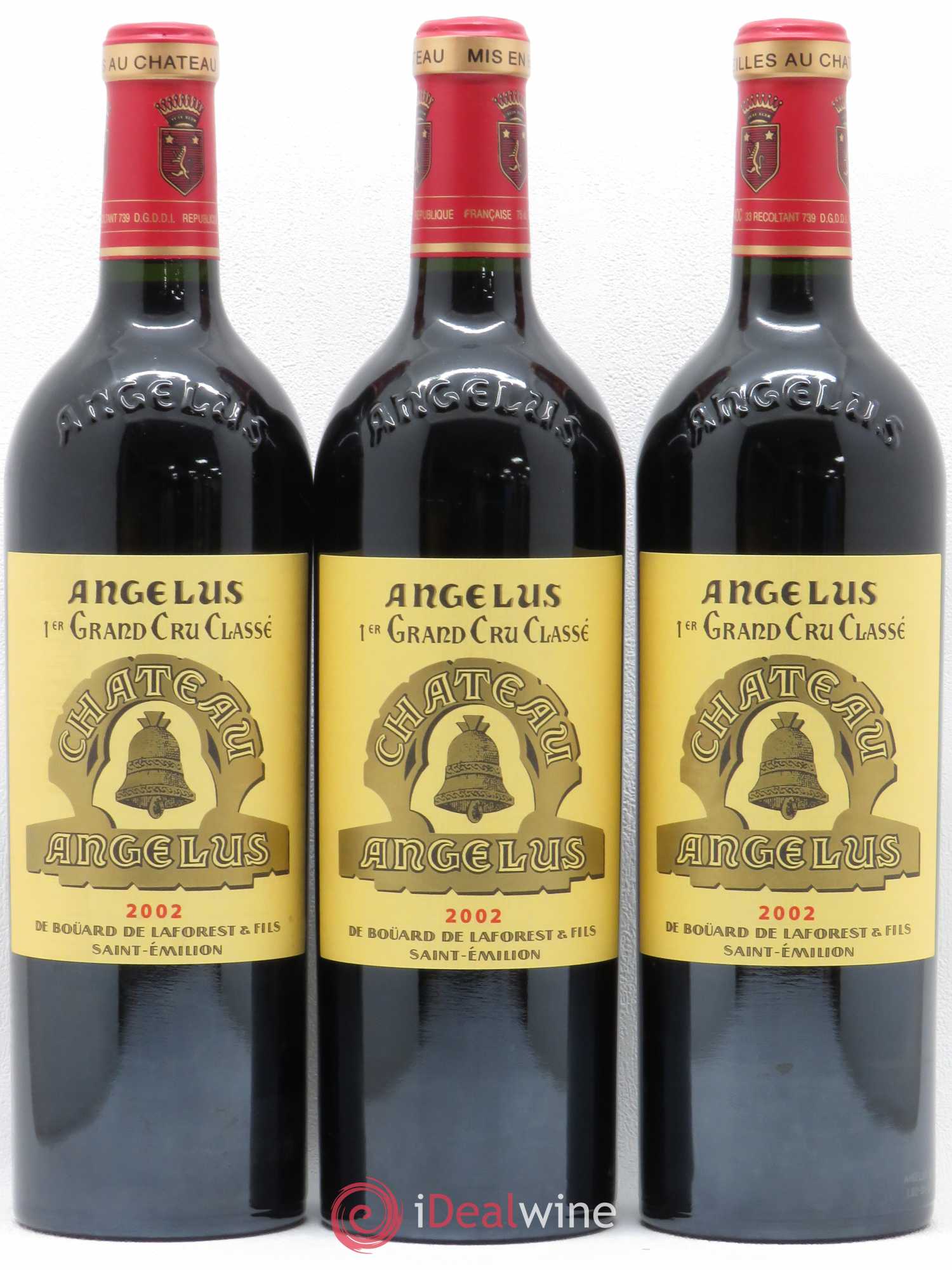 Château Angélus 1er Grand Cru Classé A 2002 - Lot de 6 bouteilles - 3