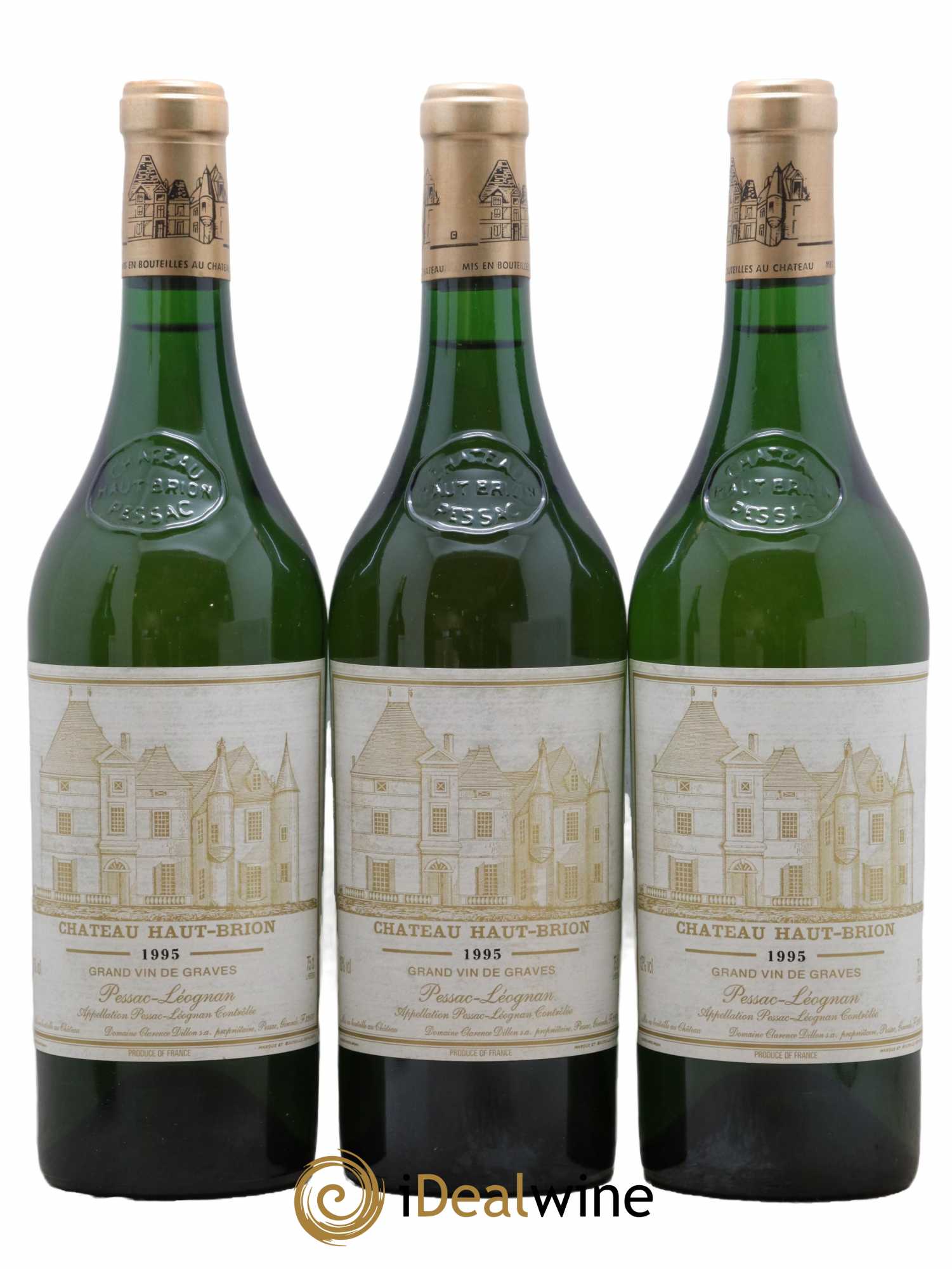 Château Haut Brion 1995 - Lot de 3 bouteilles - 0